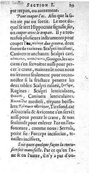 1612 - Thomas Portau - Trésor de chirurgie - BIU Santé
