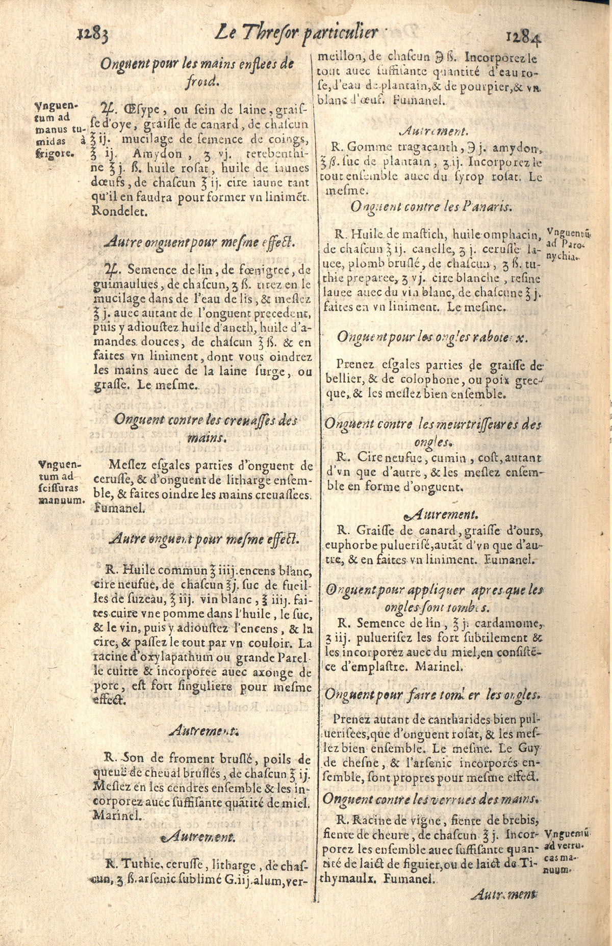 1610 - Étienne Gamonet - Grand Trésor ou dispensaire - CESR Tours