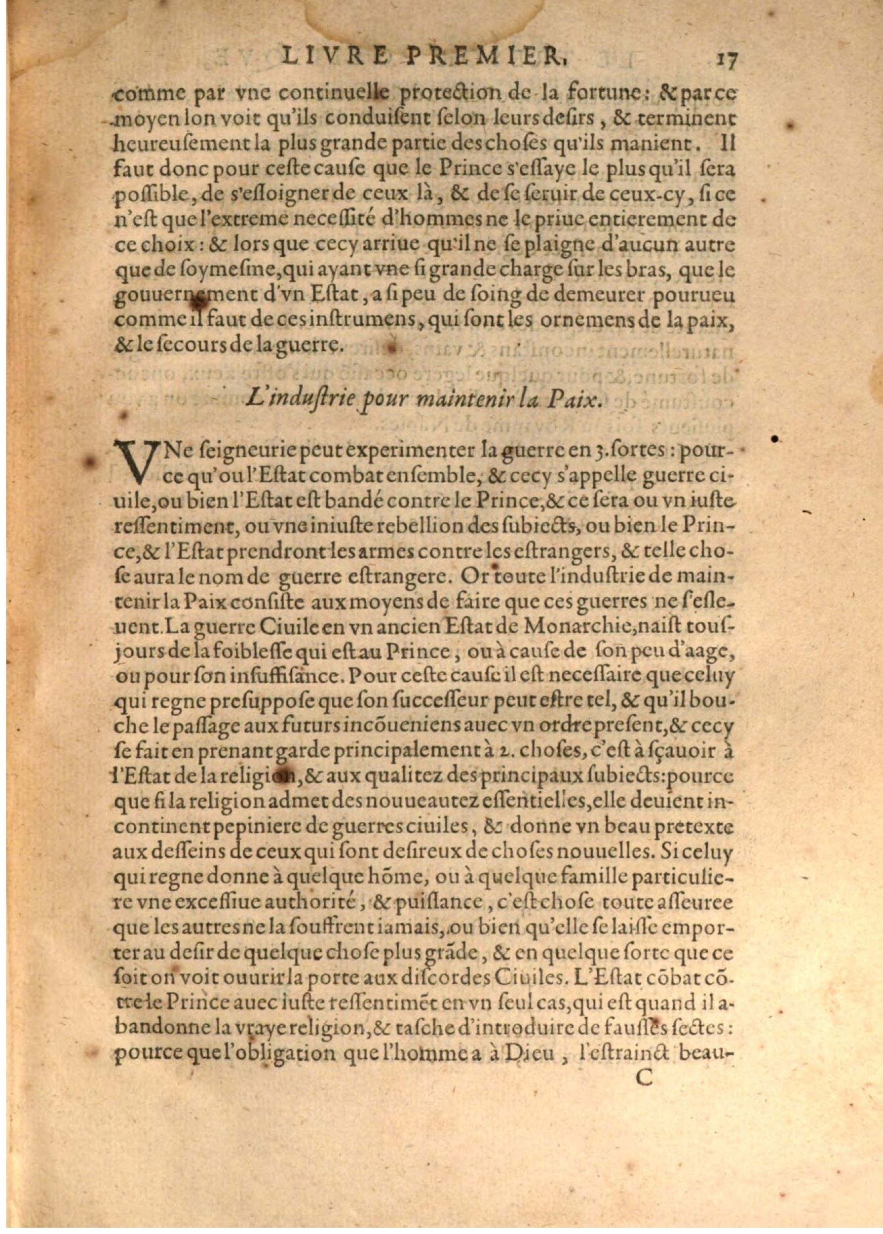 1608 - Nicolas Du Fossé - Trésor politique - BSB Munich