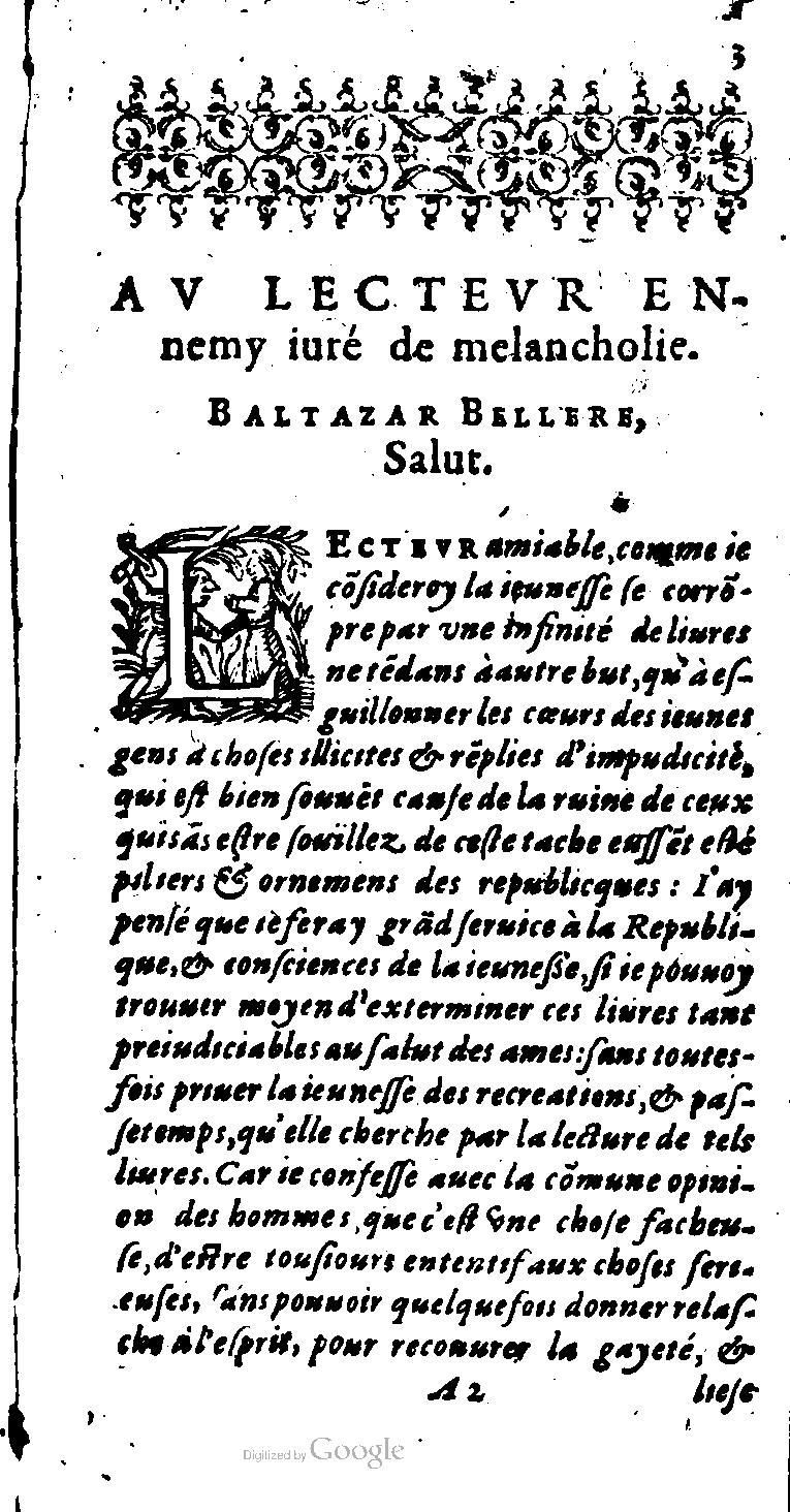 1616 - Balthazar Bellère - Trésor des récréations - NK ČR Prague
