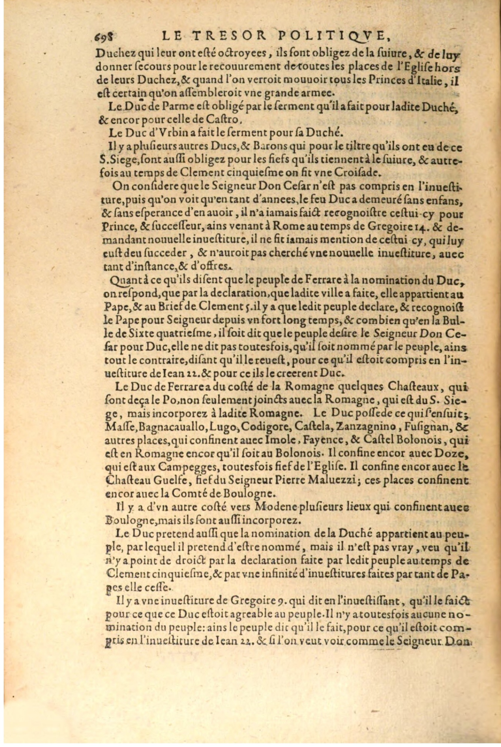 1611 - Pierre Chevalier - Trésor politique - BSB Munich