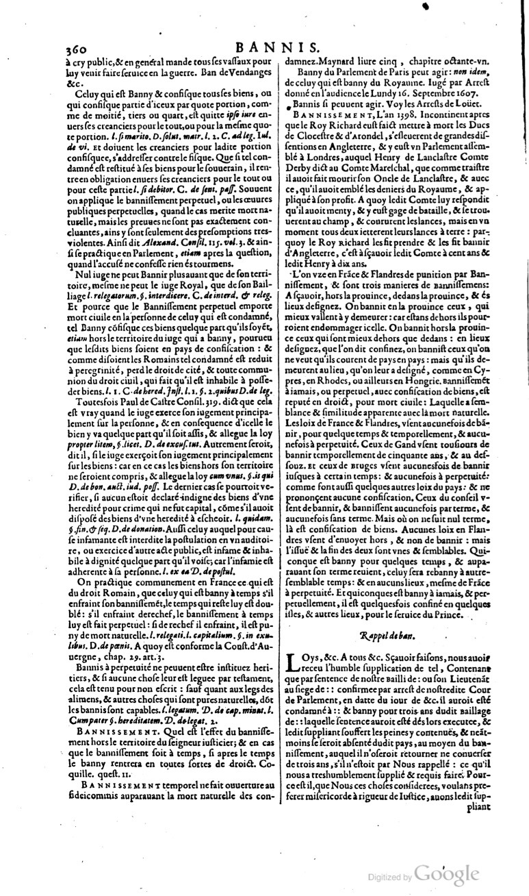 1629 - Veuve Nicolas Buon - Trésor du droit français (29620 T. 1) - BM Lyon