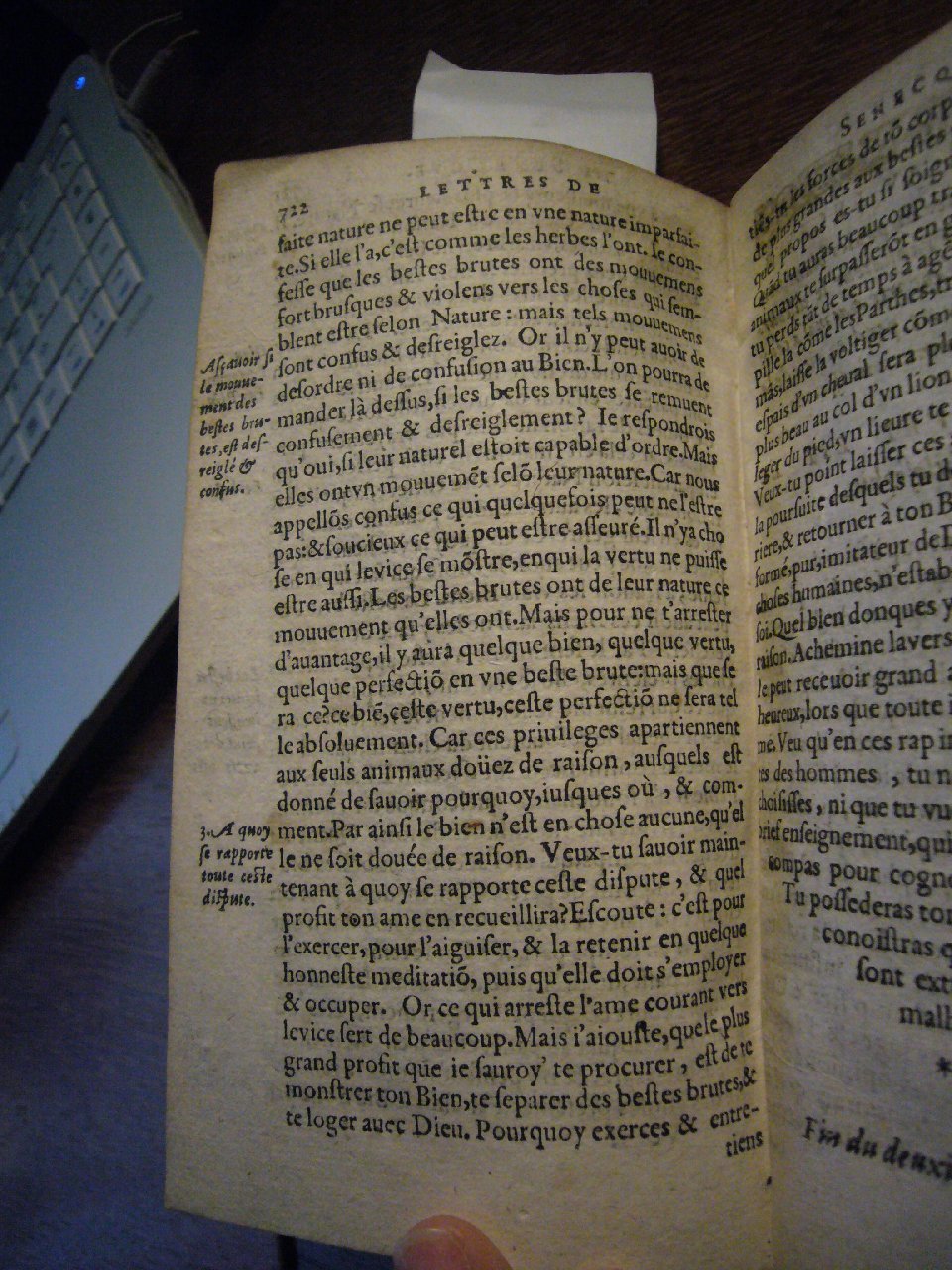 1604 - Jean Houzé - Œuvres morales et mêlées de Sénèque, Trésor de philosophie morale - T. 2 - BnF 1604 - Jean Houzé - Œuvres morales et mêlées de Sénèque, Trésor de philosophie morale - T. 2 - BnF
