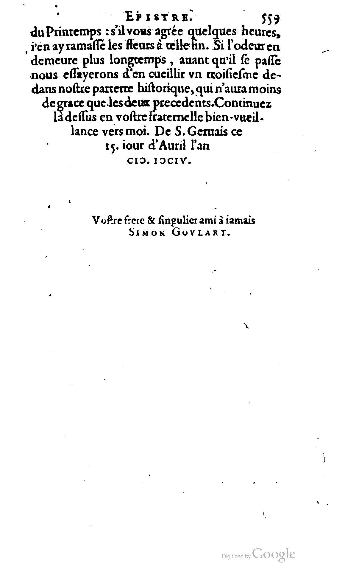 1620 - Samuel Crespin - Trésor d’histoires admirables et mémorables - BCU Lausanne