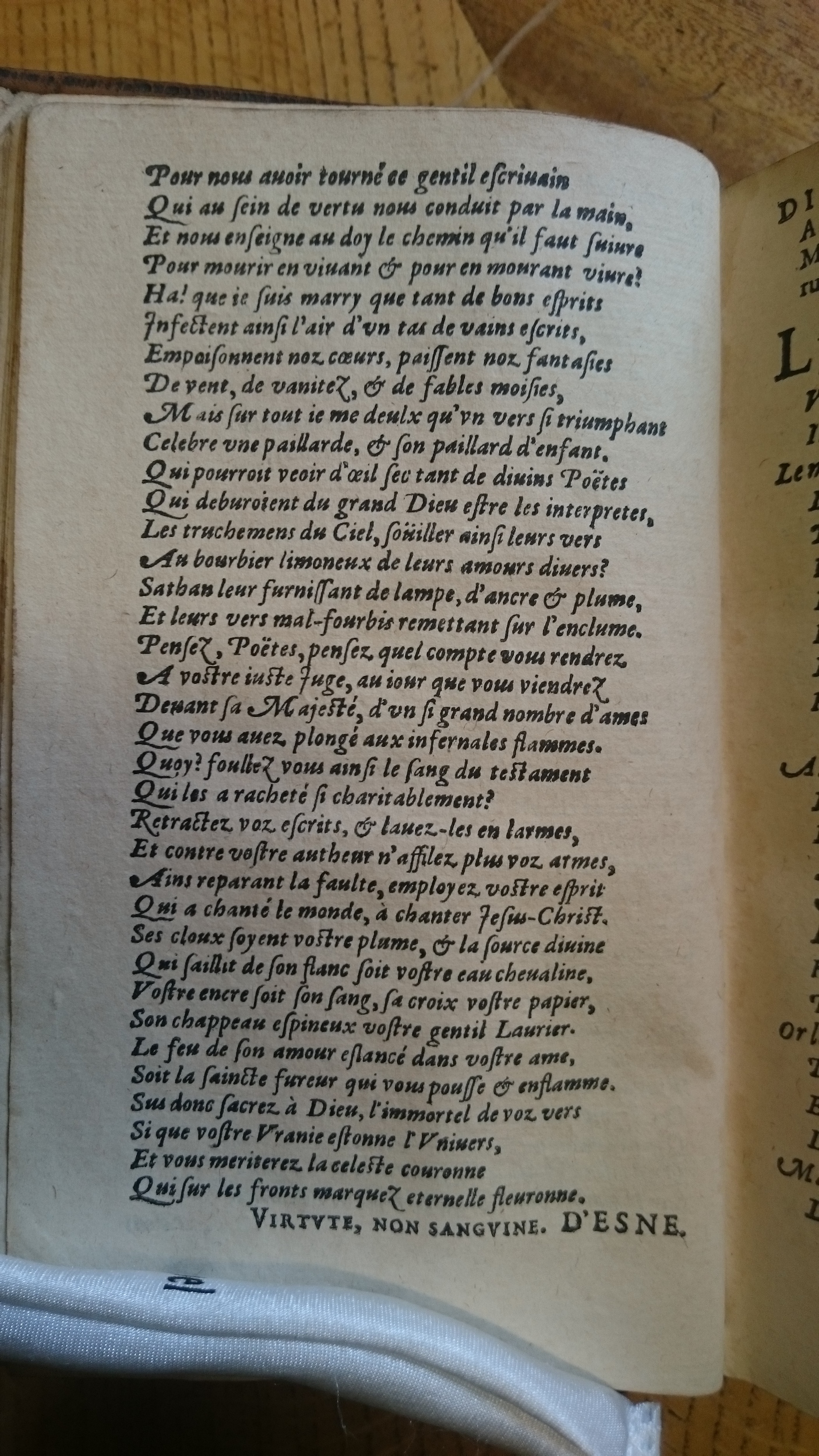 1585 - Jean Bogard - Trésor des faits et dits mémorables des hommes saints et illustres - Douai Quincy
