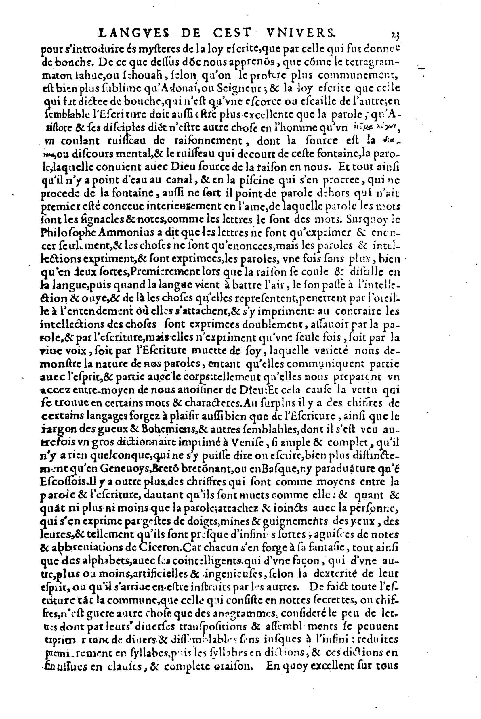 1619 - SHC - Trésor de l’histoire des langues de cet univers - BSB Munich