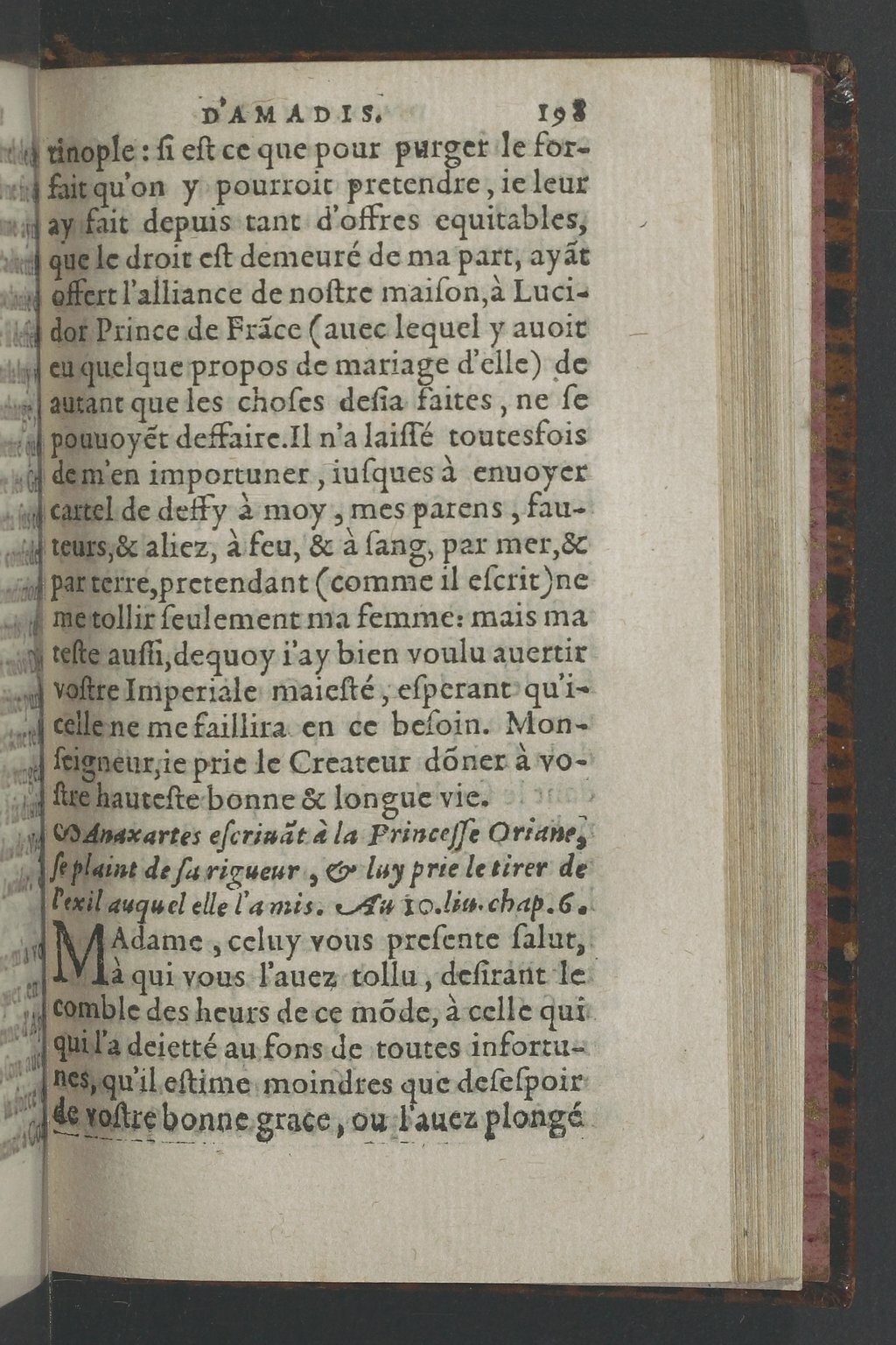 1564 - Vincent Norment et Jeanne Bruneau - Trésor des Amadis - BnF