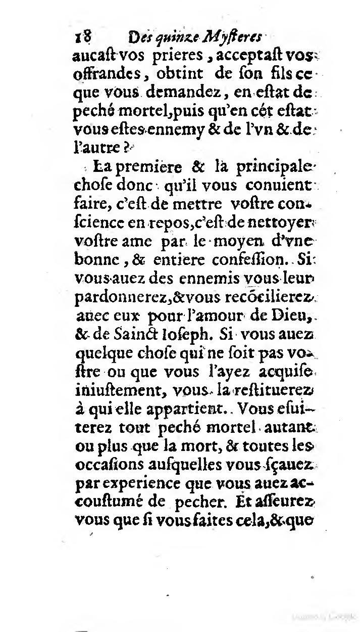 1646 - Jean Piot - Trésor inestimable de Saint-Joseph - BNC Rome