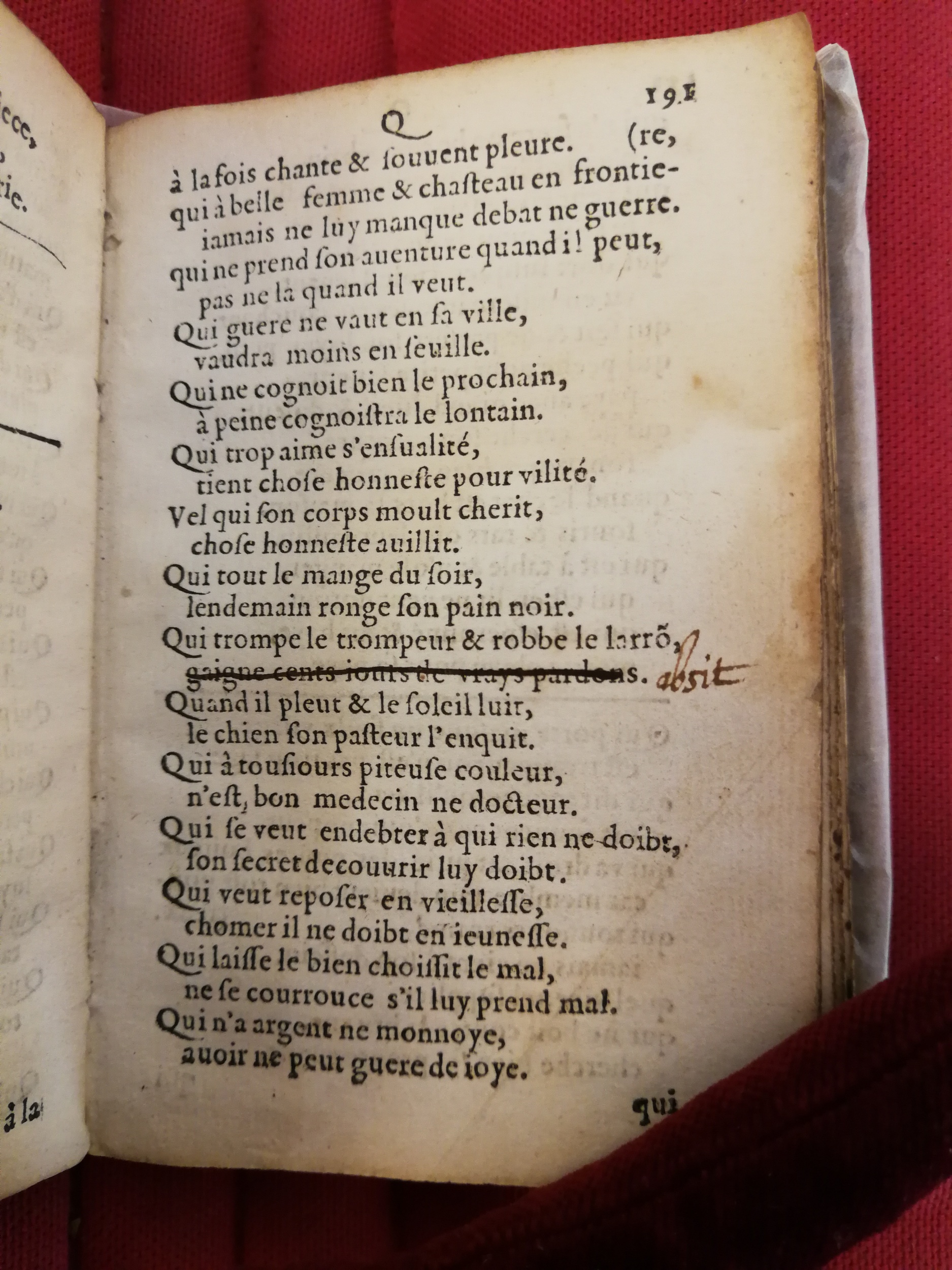 1577 - Jean d’Ogerolles - Trésor de sentences dorées - Bibliothèque Sainte-Geneviève 1577 - Jean d’Ogerolles - Trésor de sentences dorées - Bibliothèque Sainte-Geneviève