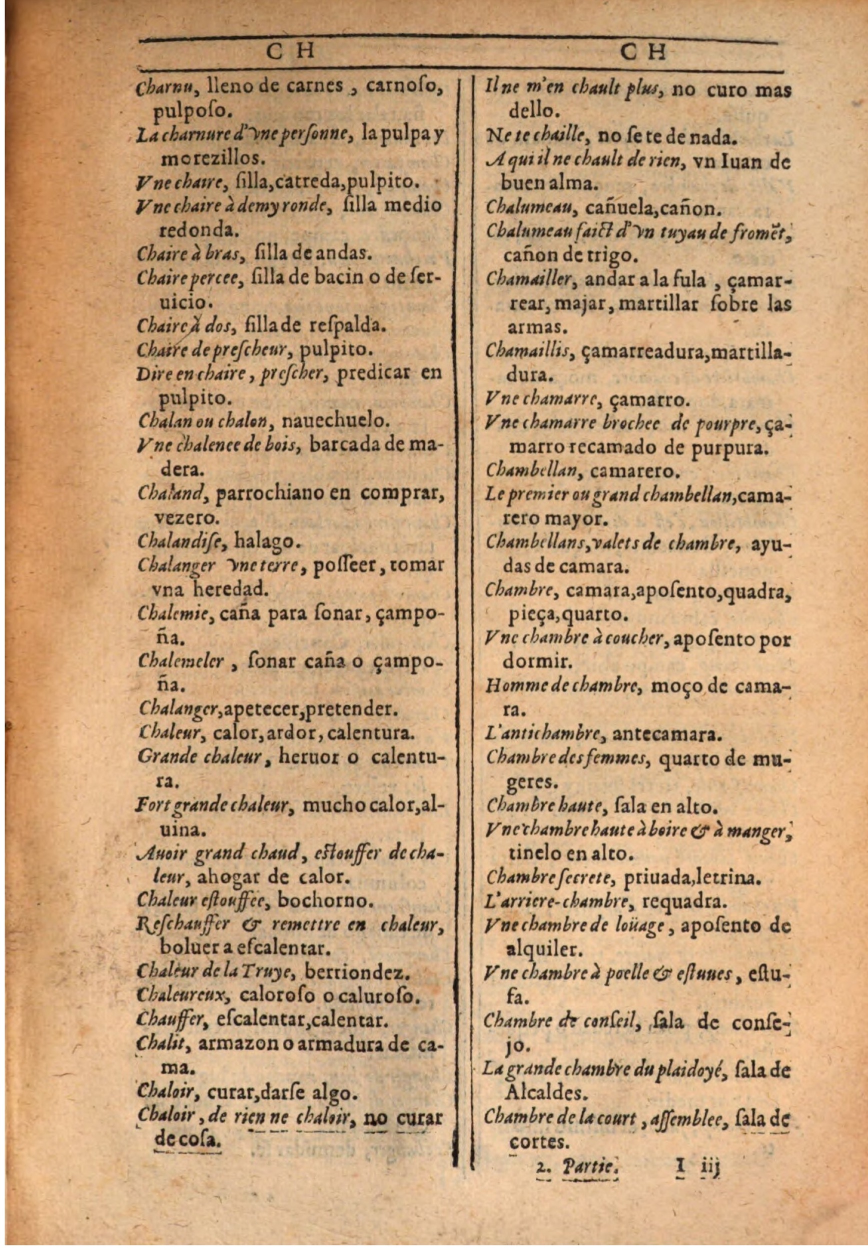1607 - Marc Orry - Trésor des deux langues espagnole et française (Seconde partie) - BSB Munich