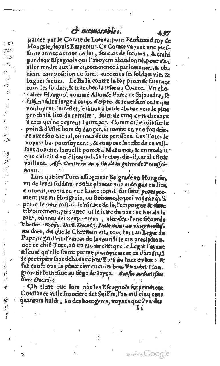 1610 - Paul Marceau - Trésor d’histoires admirables et mémorables - BSB Munich