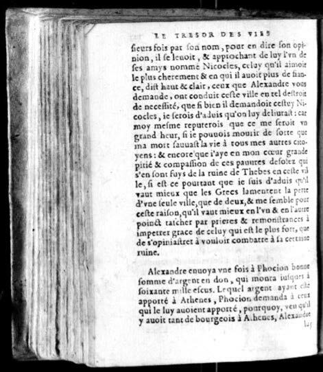 1574 - Benoît Rigaud - Trésor des vies de Plutarque - Avignon 1574 - Benoît Rigaud - Trésor des vies de Plutarque - Avignon