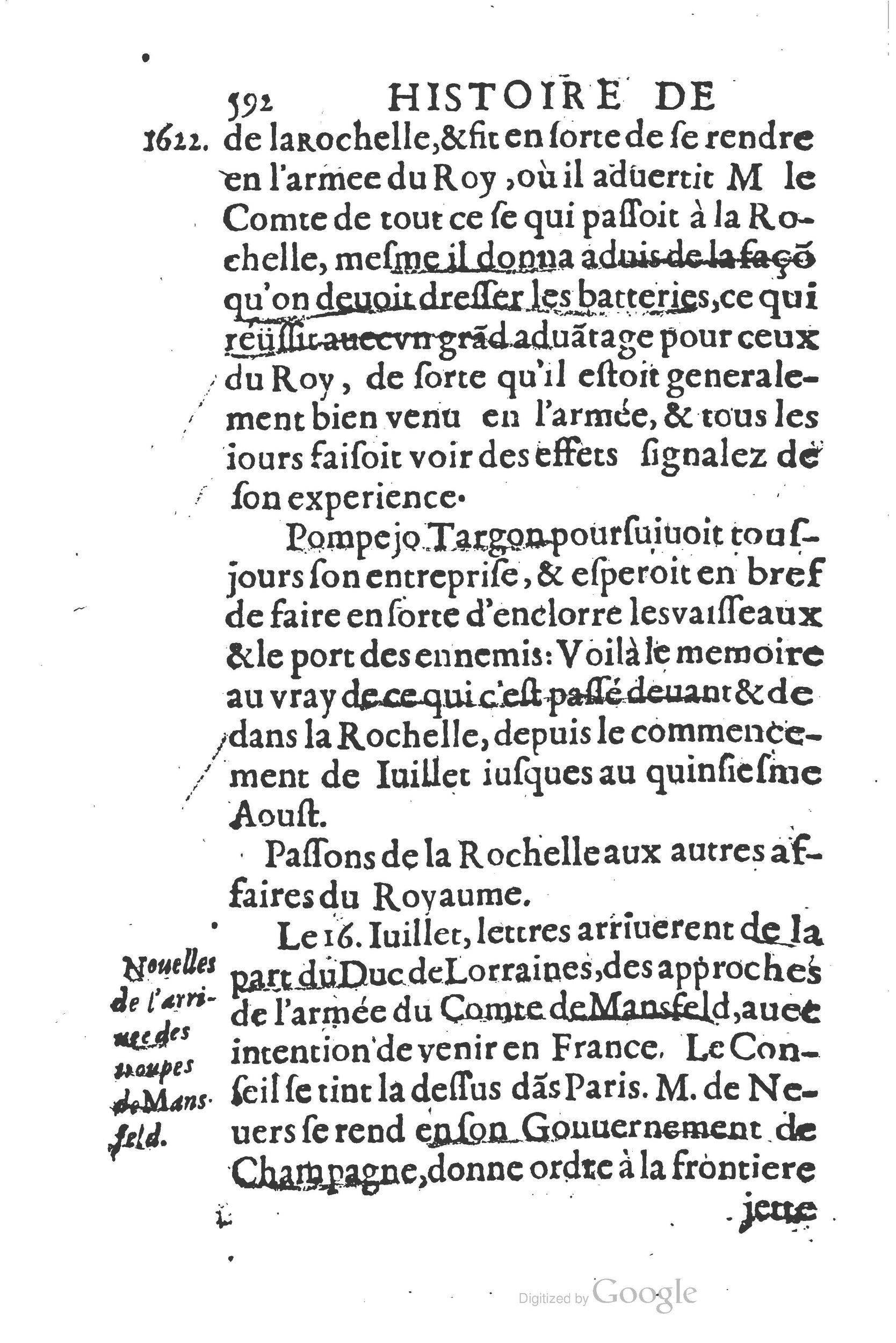 1626 - Joseph Bouillerot - Trésor de l’histoire générale de notre temps - BSB Munich
