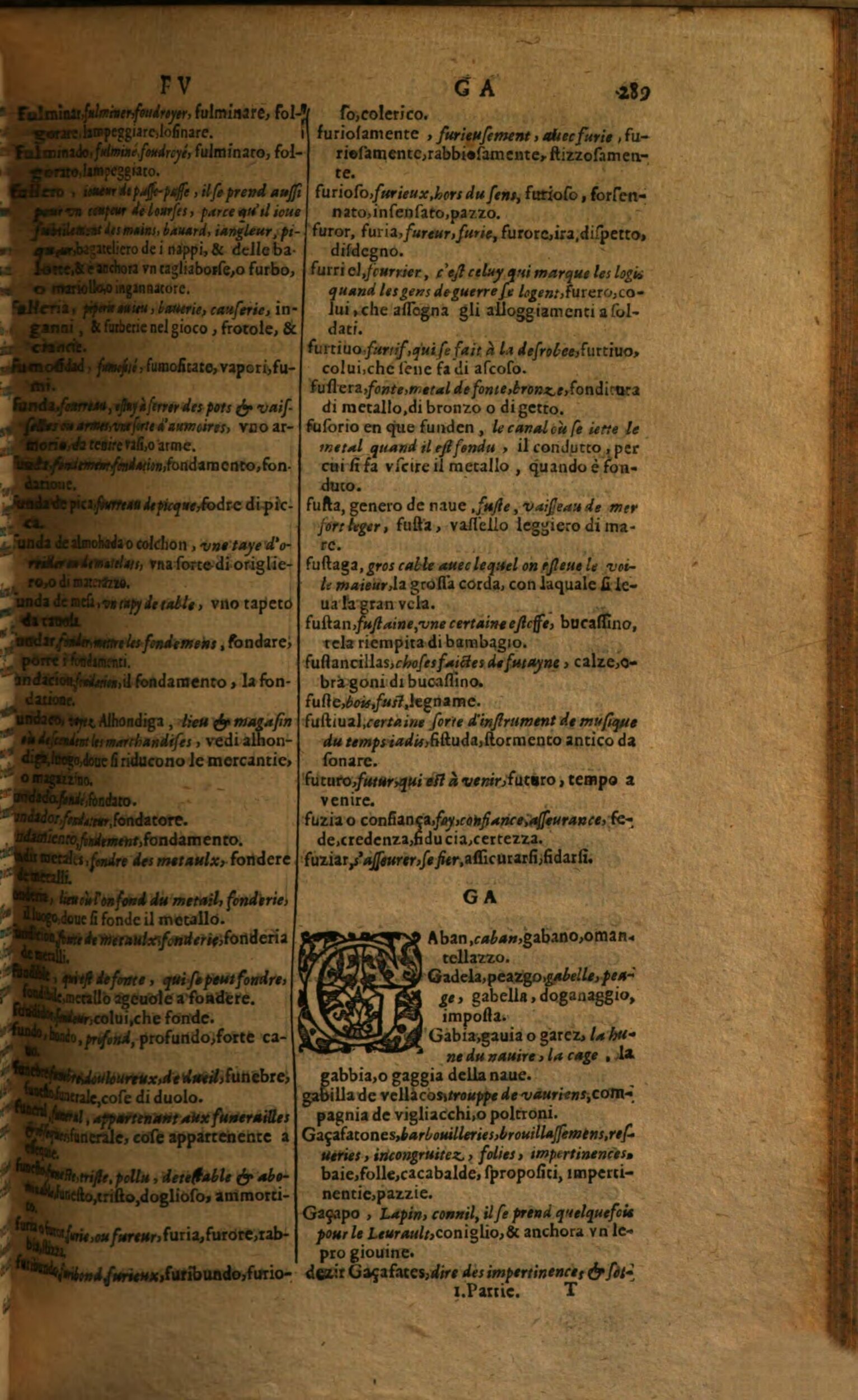 1617 - Samuel Crespin - Trésor des trois langues espagnole, française et italienne (Première partie) - Regensburg