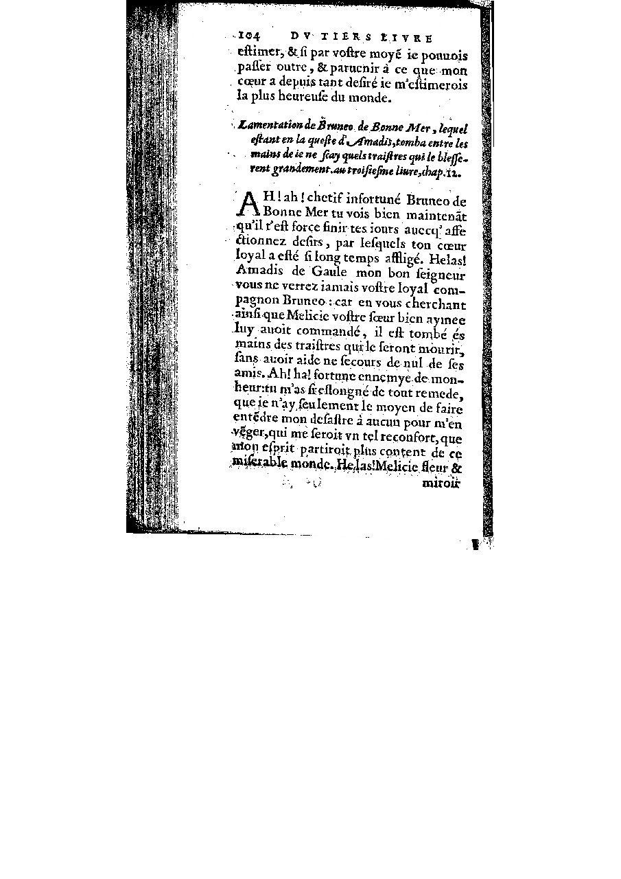 1572 - Veuve Gabriel Cotier - Trésor des Amadis - BM Lyon