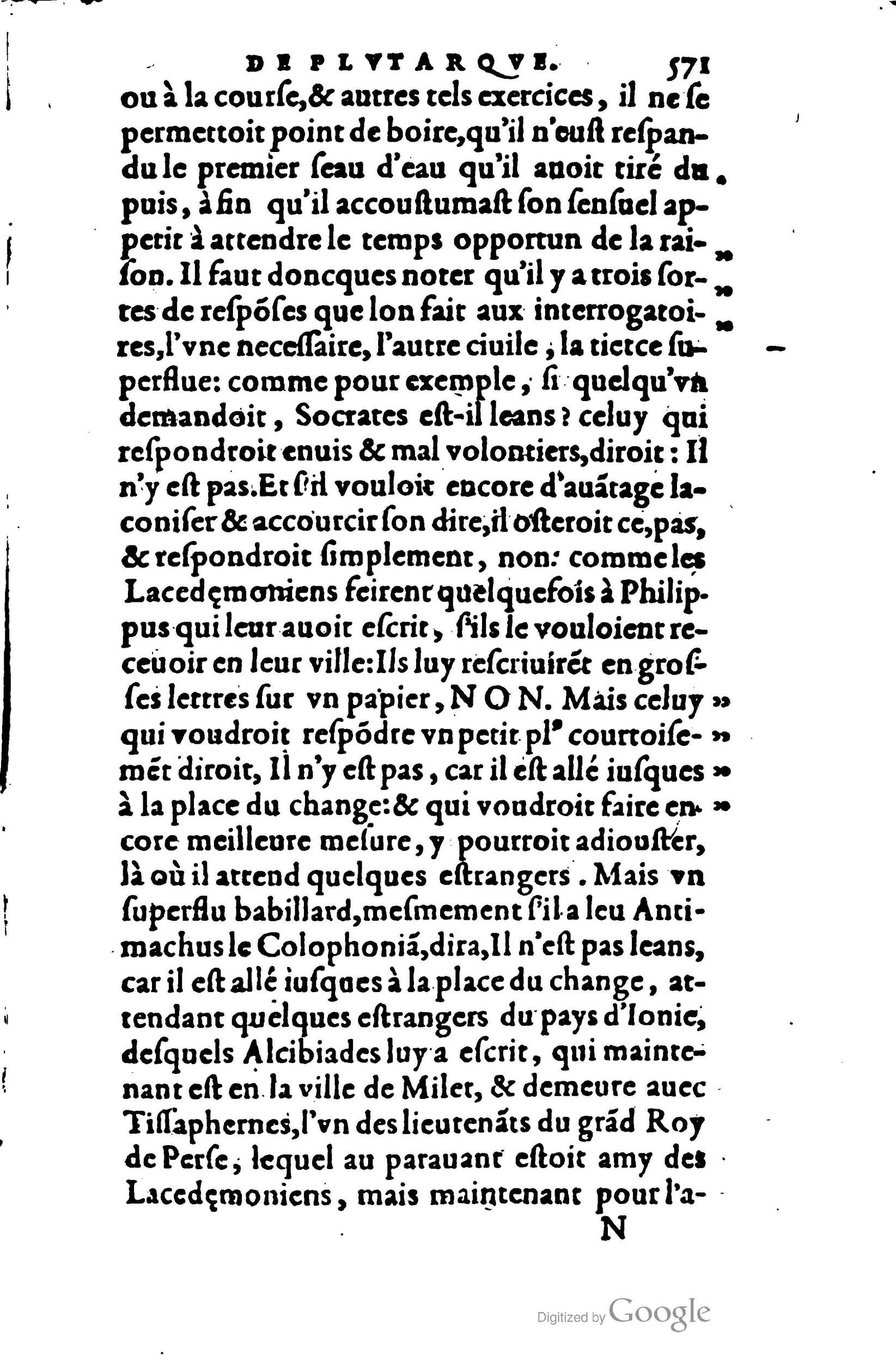 1578 - Jean Poupy - Trésor des morales de Plutarque - BSB Munich