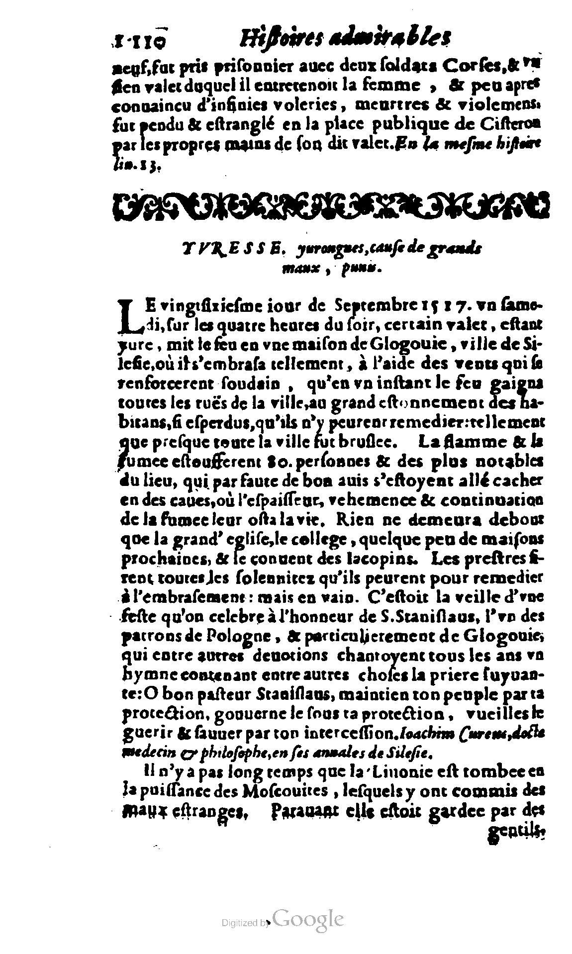 1620 - Samuel Crespin - Trésor d’histoires admirables et mémorables - BCU Lausanne 1620 - Samuel Crespin - Trésor d’histoires admirables et mémorables - BCU Lausanne