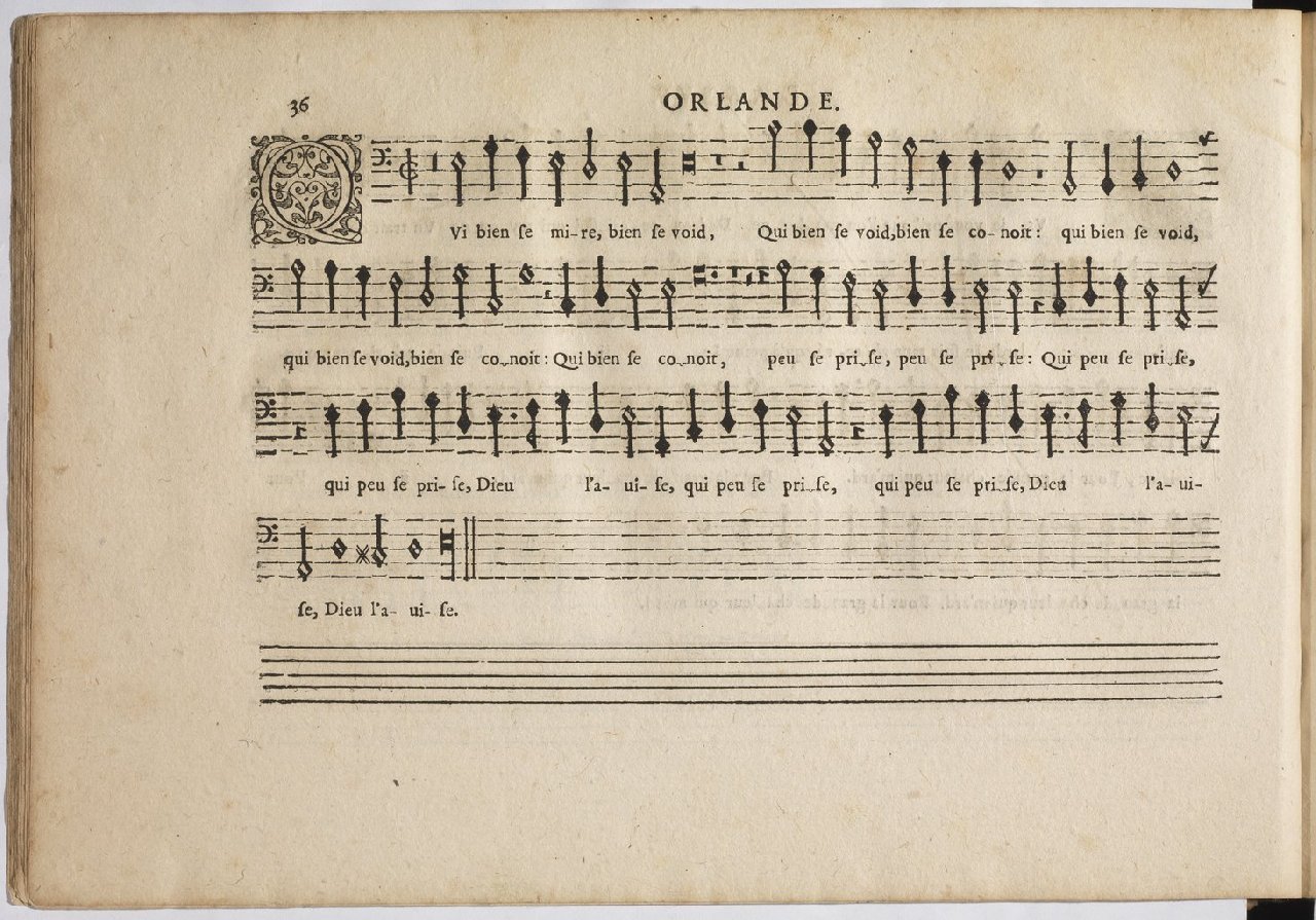 1594 - Paul Marceau - Trésor de musique d&#039;Orlande de Lassus, Superius, Bassus, Tenor, Quinta pars - BnF