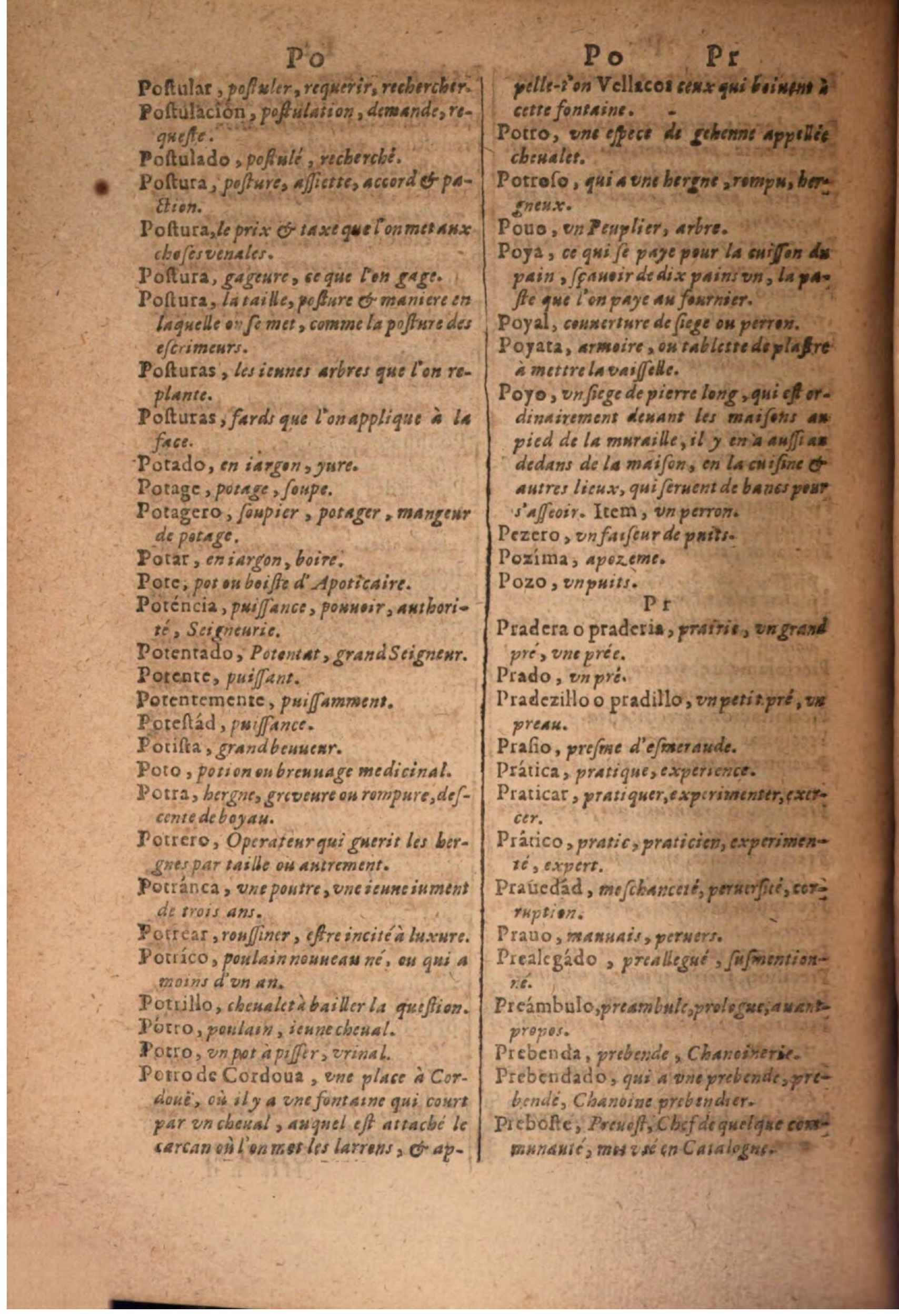 1645 - A. de Sommaville et A. Courbé - Trésor des deux langues espagnole et française - BSB Munich