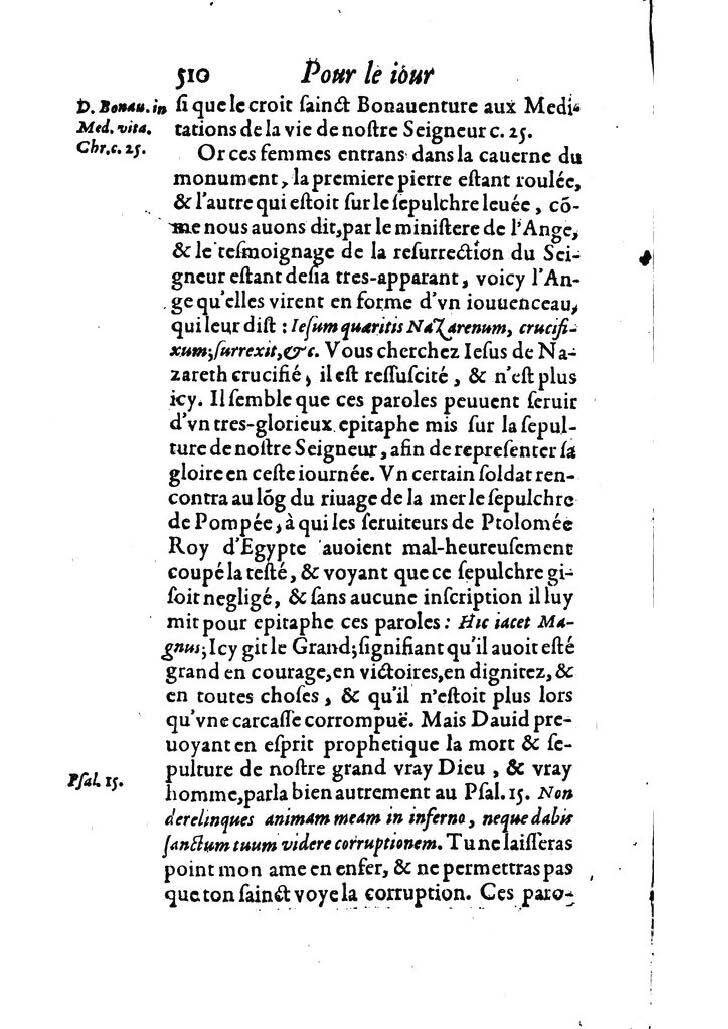 1607 - Nicolas Du Fossé - Trésor quadragésimal - T 02 - BM Lyon