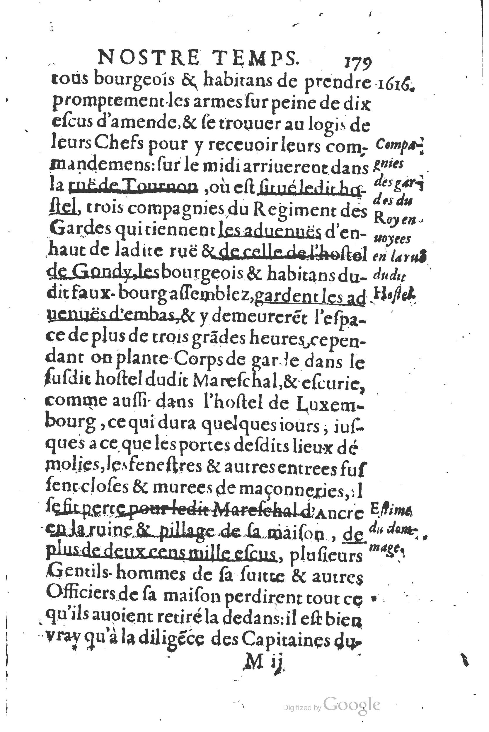 1626 - Joseph Bouillerot - Trésor de l’histoire générale de notre temps - BSB Munich