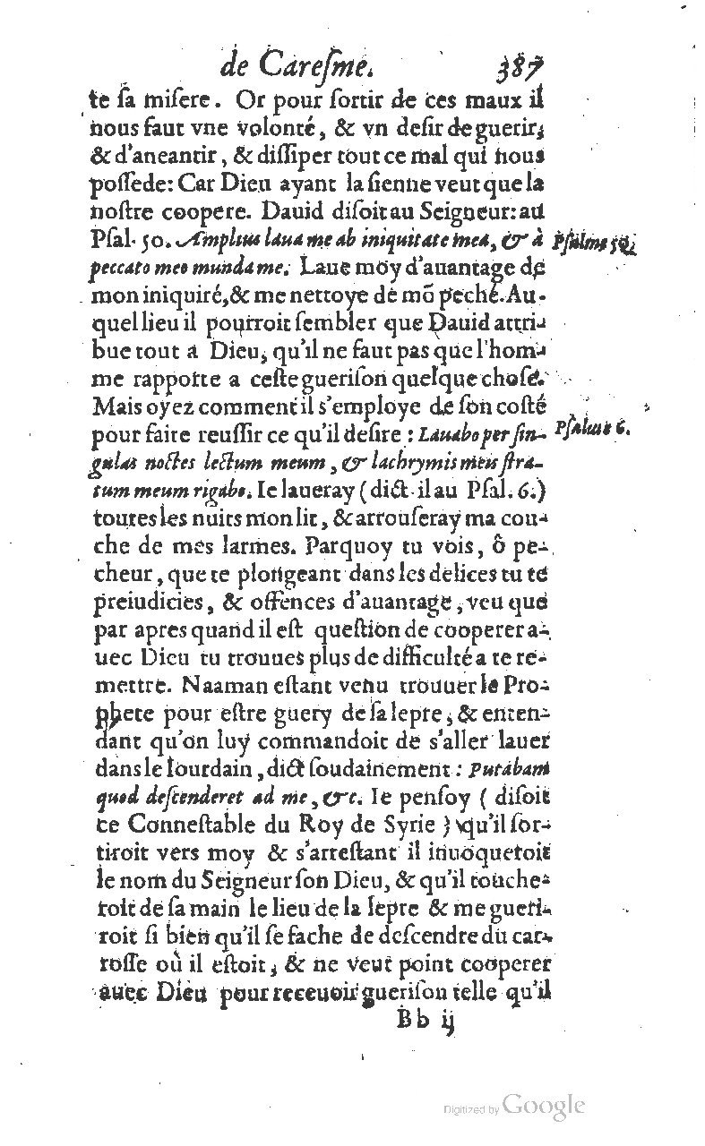 1607 - Nicolas Du Fossé - Trésor quadragésimal - T 01 - BM Lyon