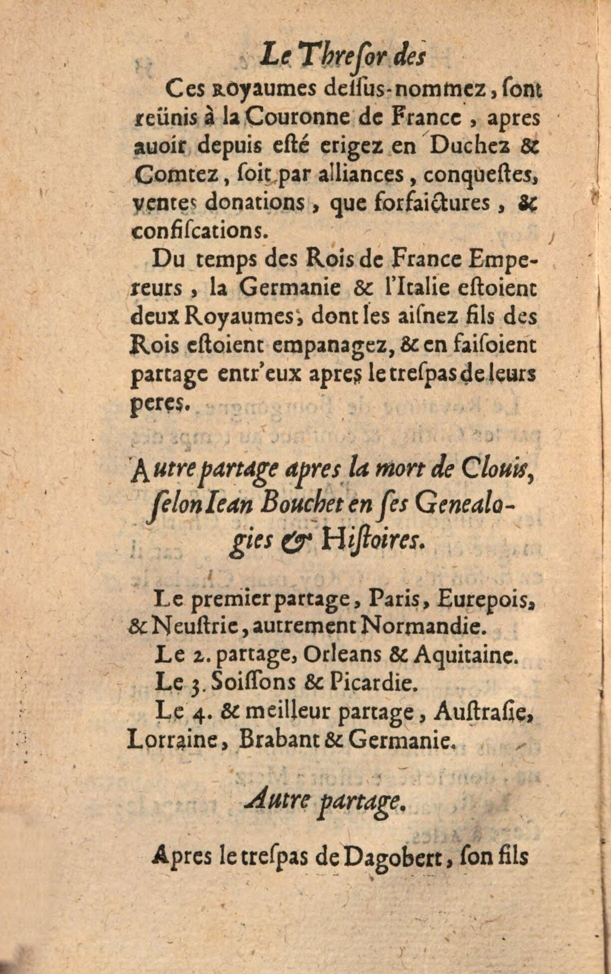 1639 - Jean Corrozet - Trésor des histoires de France - BSB Munich 1639 - Jean Corrozet - Trésor des histoires de France - BSB Munich