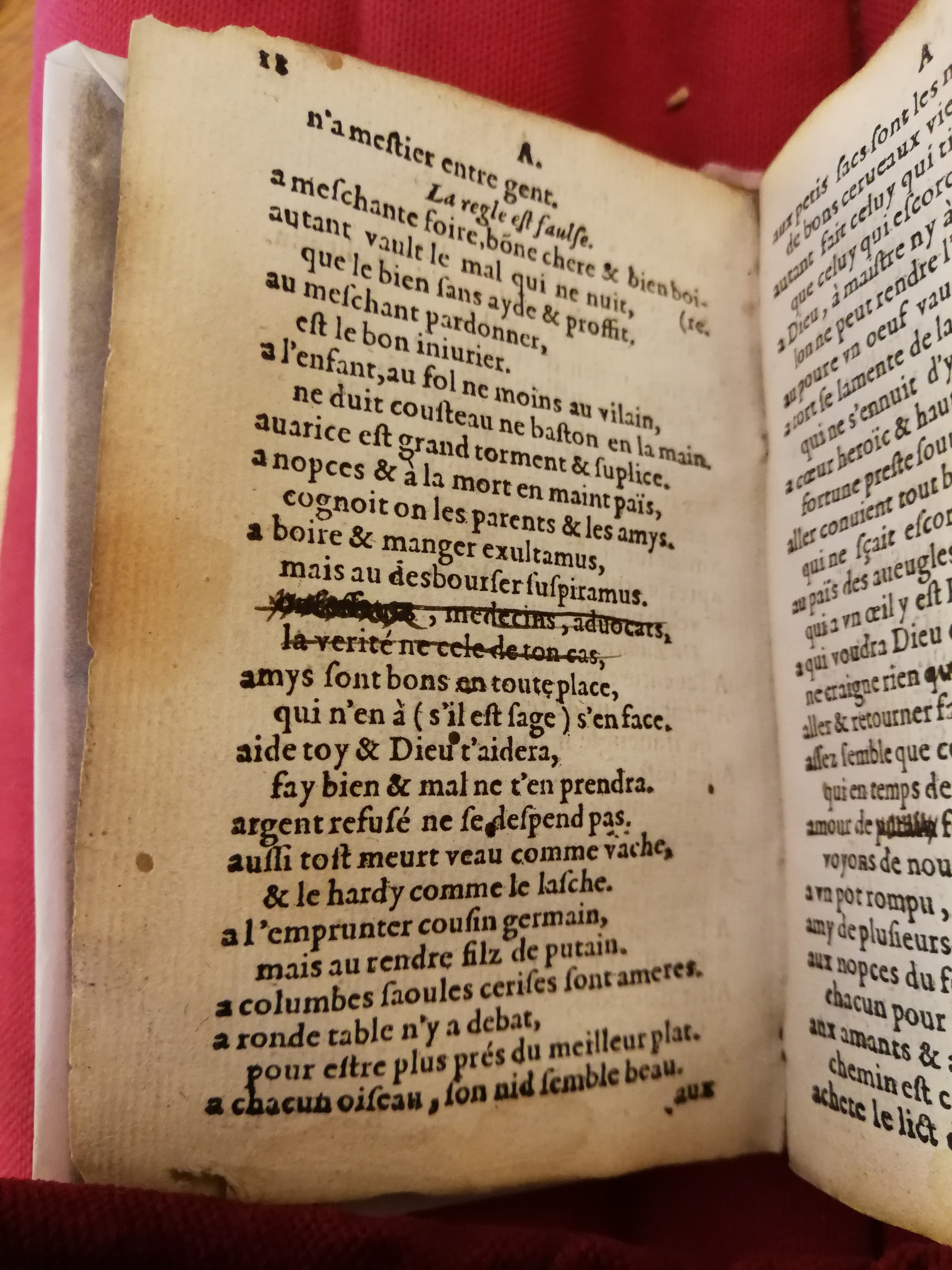 1577 - Jean d’Ogerolles - Trésor de sentences dorées - Bibliothèque Sainte-Geneviève