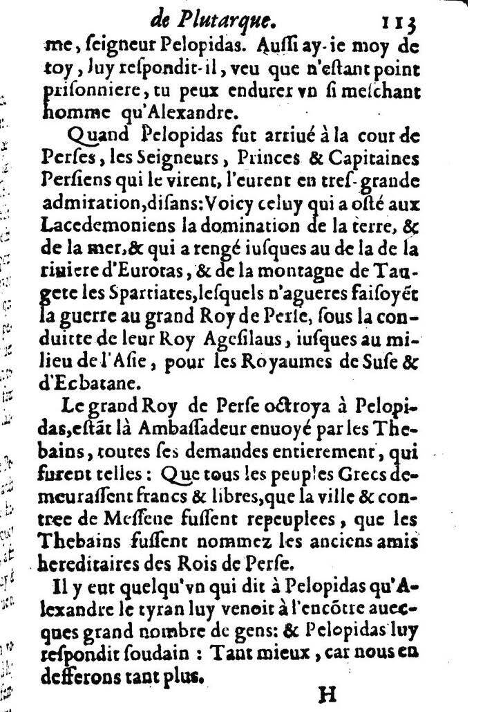 1611 - Pierre Rigaud - Trésor des vies de Plutarque - BM Lyon