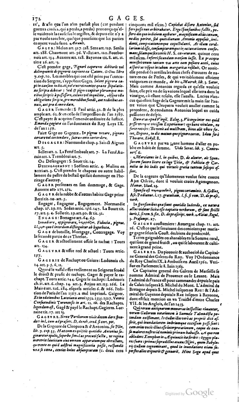 1629 - Veuve Nicolas Buon - Trésor du droit français (29620 T. 2) - BM Lyon