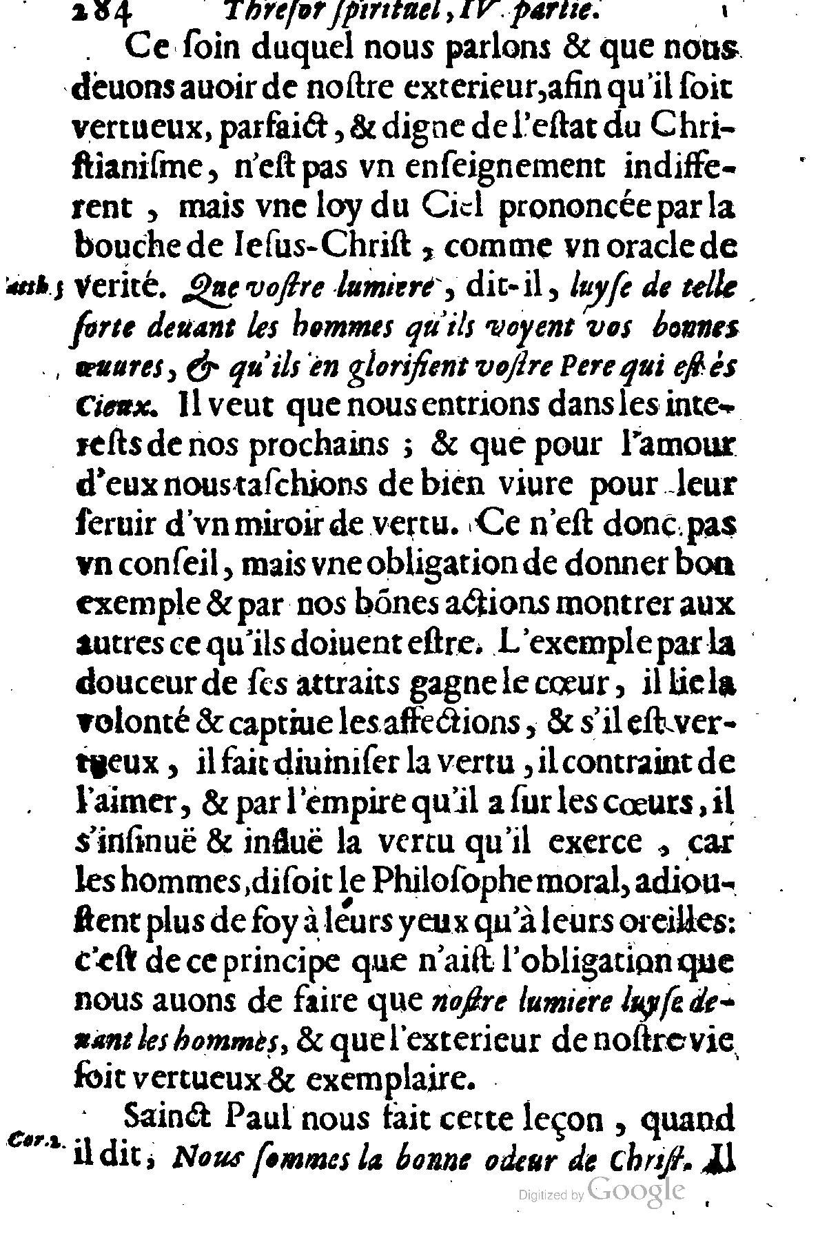 1635 - Sébastien Huré - Trésor spirituel contenant les obligations - BM Lyon