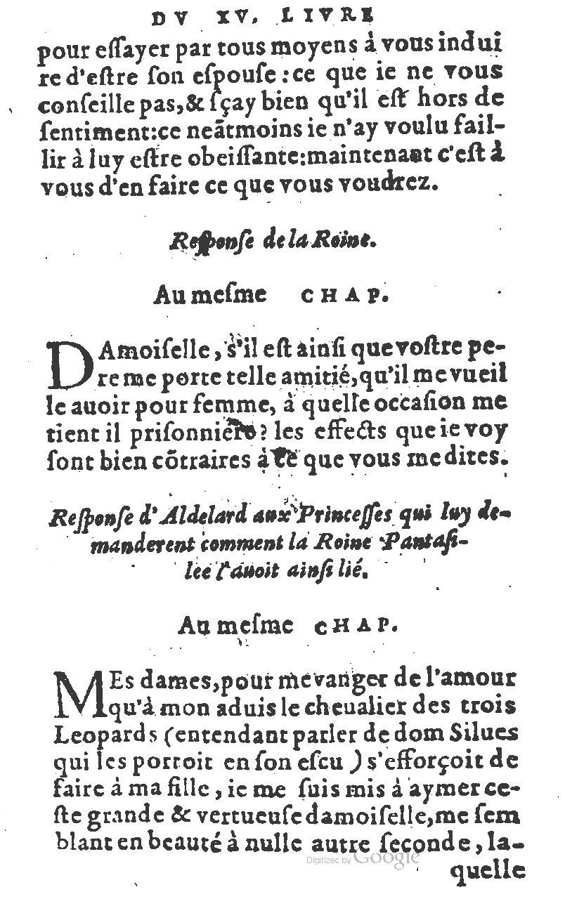 1582 - Jean Huguetan - Trésor des Amadis T. 1 - BM Lyon