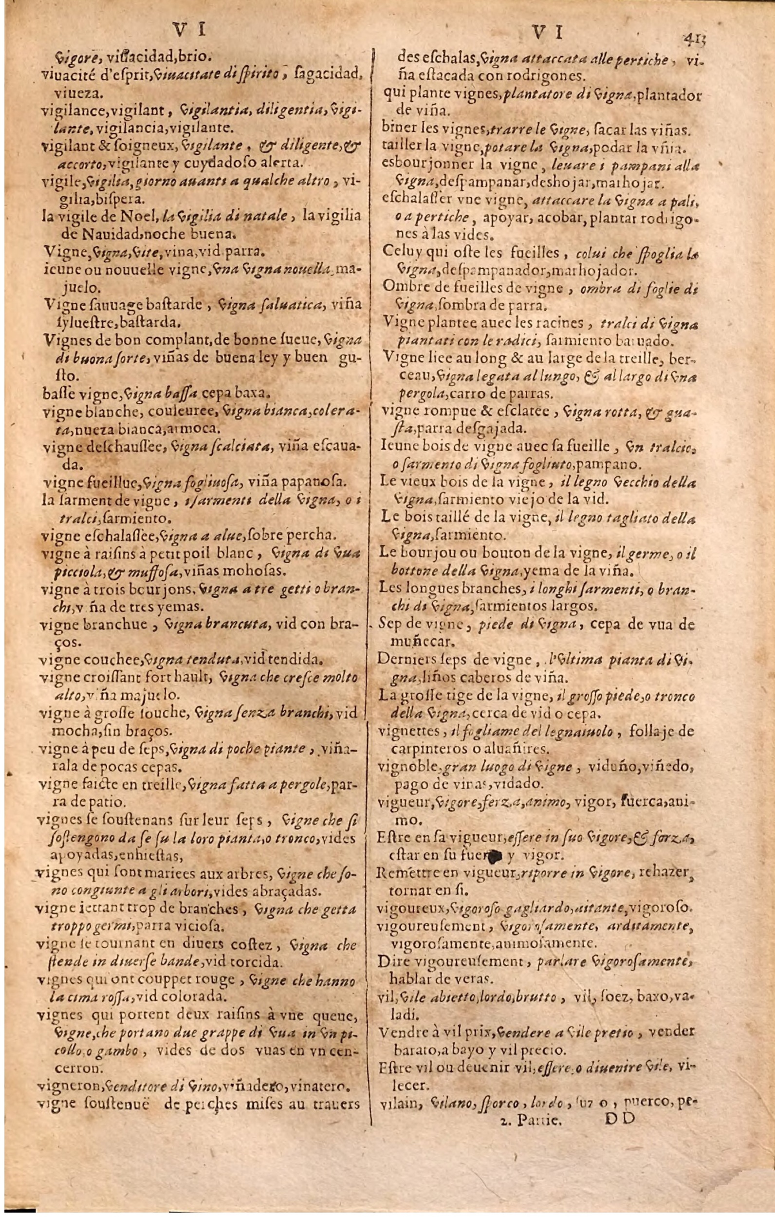 1627 - Jacques Crespin - Trésor des trois langues (Seconde partie) - Regensburg