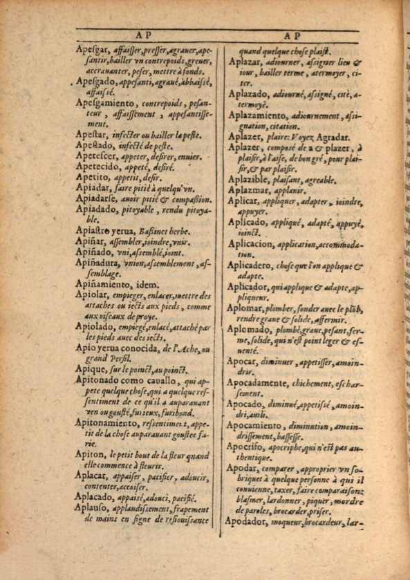 1607 - Marc Orry - Trésor des deux langues espagnole et française (Première et Seconde parties) - ÖNB Wien