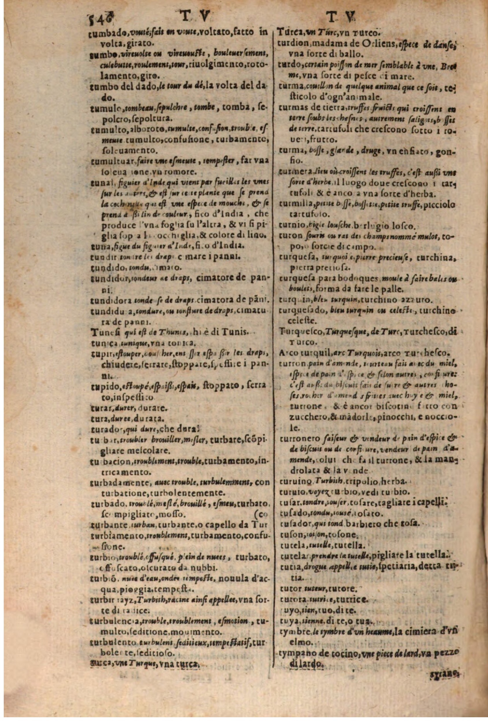 1637 - Jacques Crespin - Trésor des trois langues (Trois parties) - BSB Munich