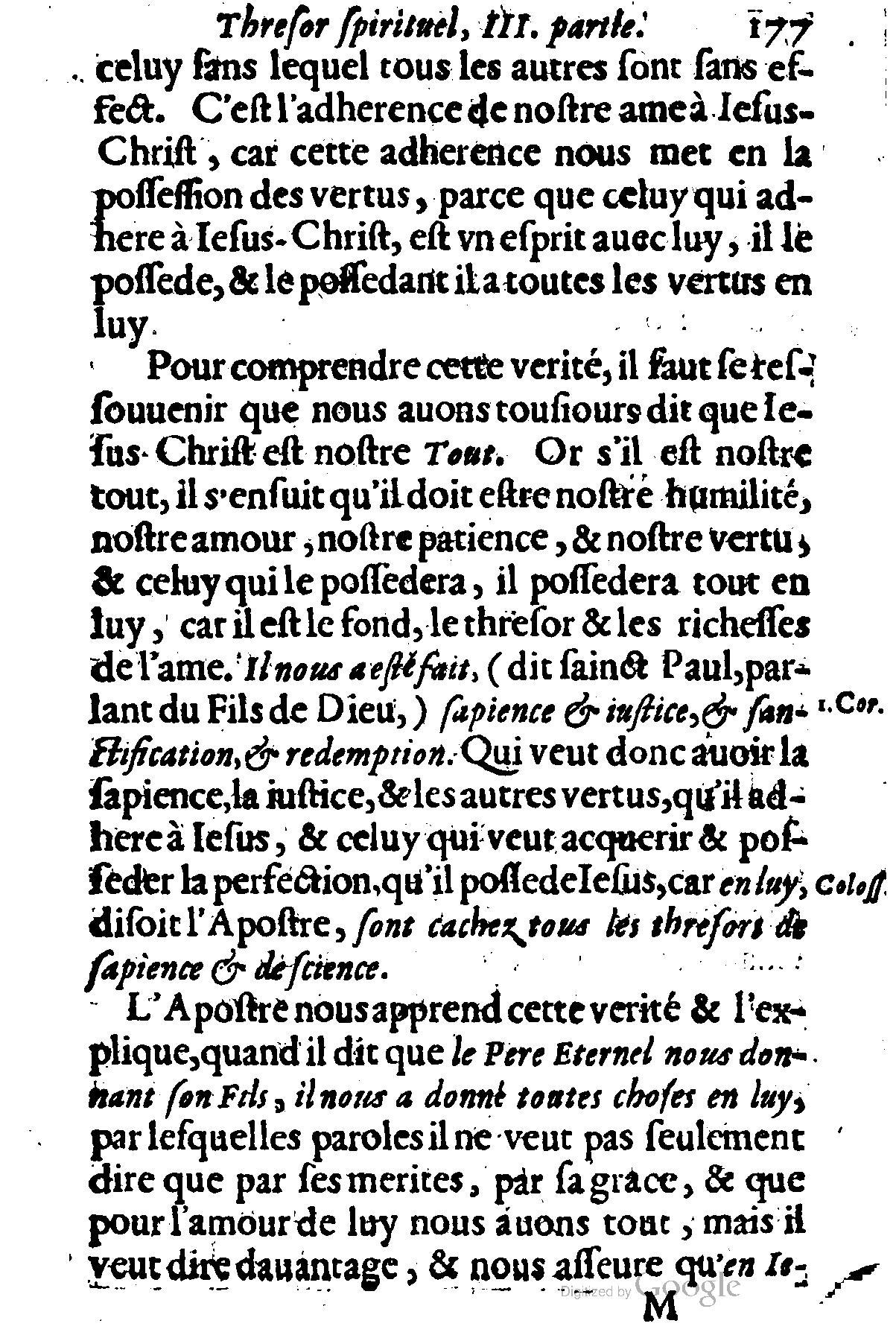 1635 - Sébastien Huré - Trésor spirituel contenant les obligations - BM Lyon