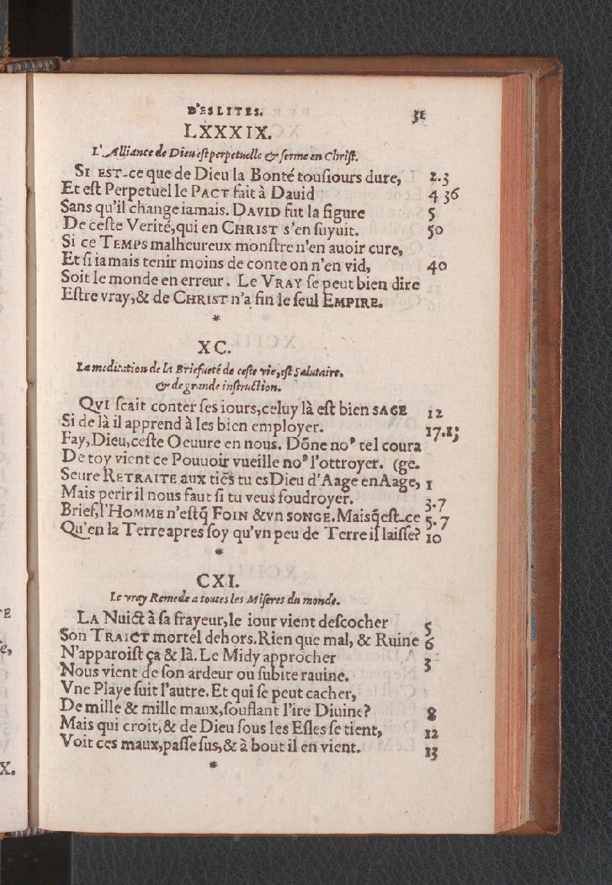 1577 - Jean de Laon - Trésor des 150 psaumes de David - Genève
