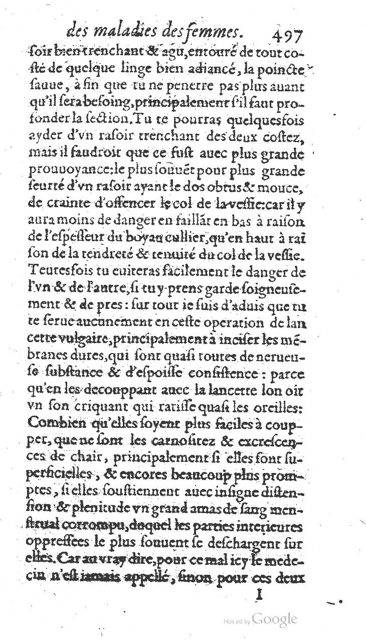 1585 - Jacques du Puis - Trésor des remèdes secrets pour les maladies des femmes - BnF