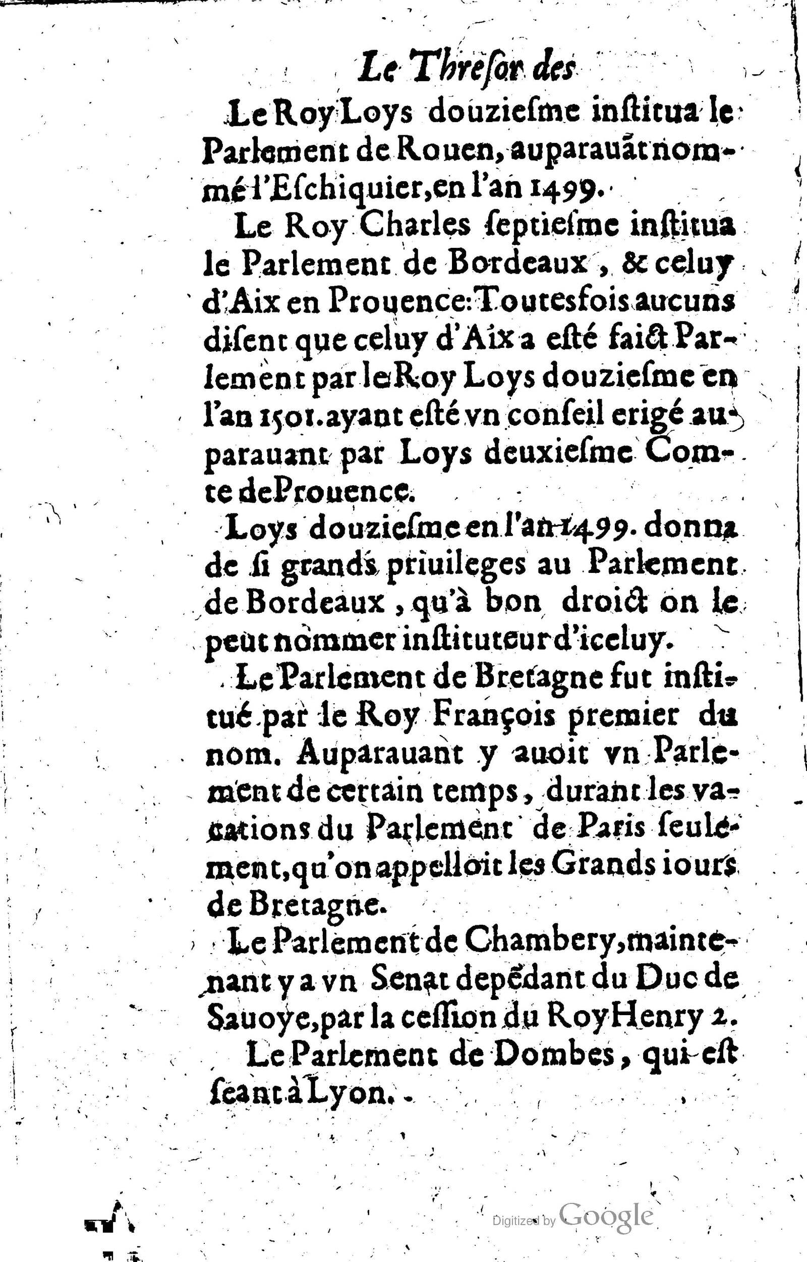 1619 - Jean Corrozet - Trésor des histoires de France - Anvers Musée Plantin-Moretus