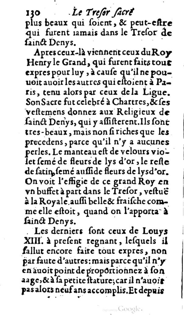 1646 - Jean Billaine - Trésor sacré ou inventaire des saintes reliques - BM Lyon