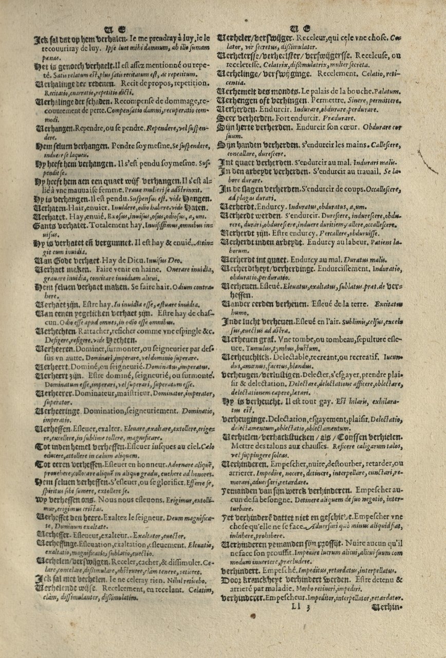 1573 - Christophe Plantin - Trésor du langage bas-allemand - Greifswald 1573 - Christophe Plantin - Trésor du langage bas-allemand - Greifswald