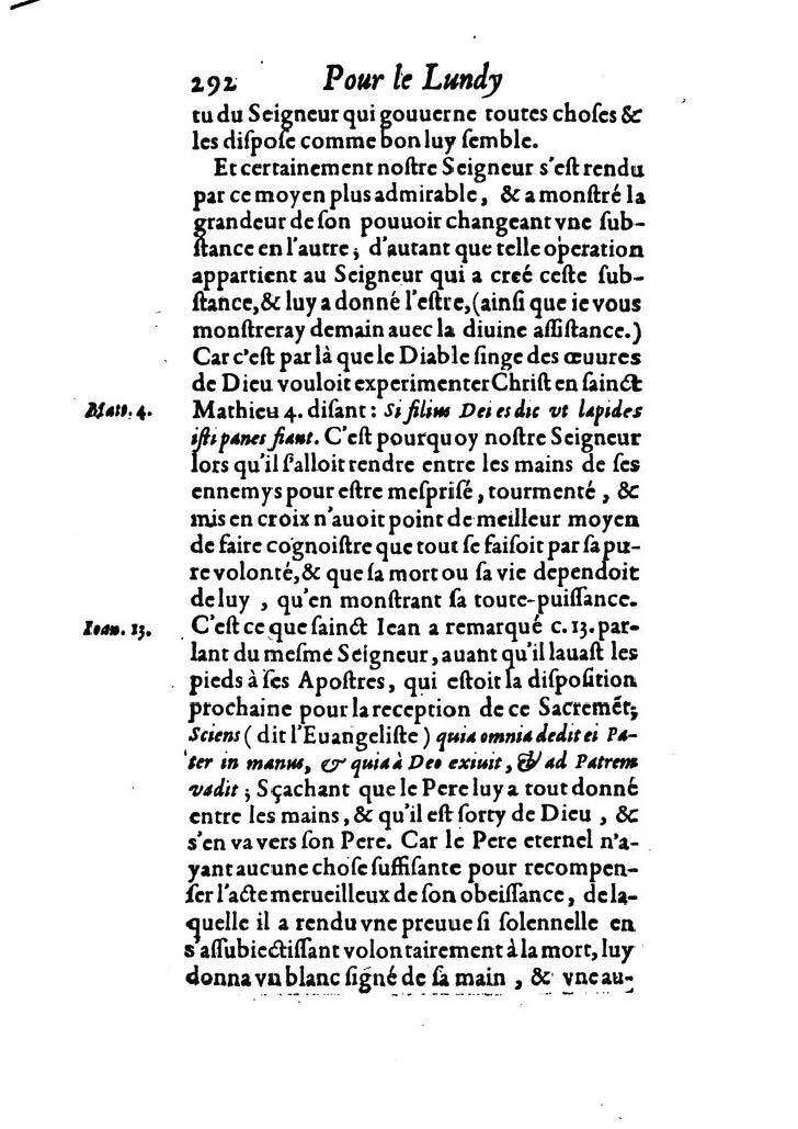 1607 - Nicolas Du Fossé - Trésor quadragésimal - T 02 - BM Lyon