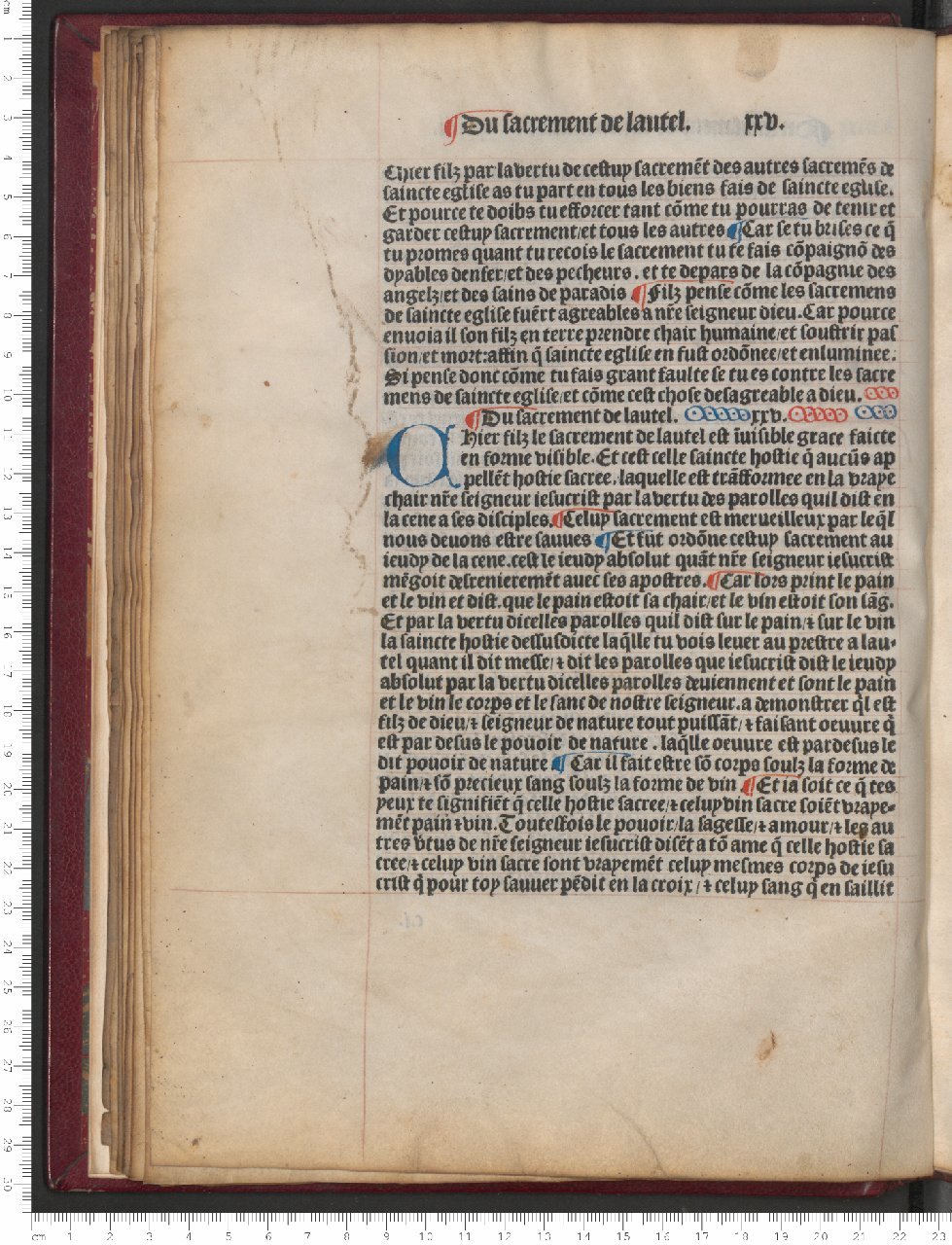 1482 - [Jean Du Pré] - Trésor des humains - Bibliothèque Sainte-Geneviève
