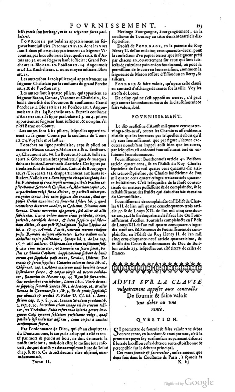 1629 - Veuve Nicolas Buon - Trésor du droit français (29620 T. 2) - BM Lyon