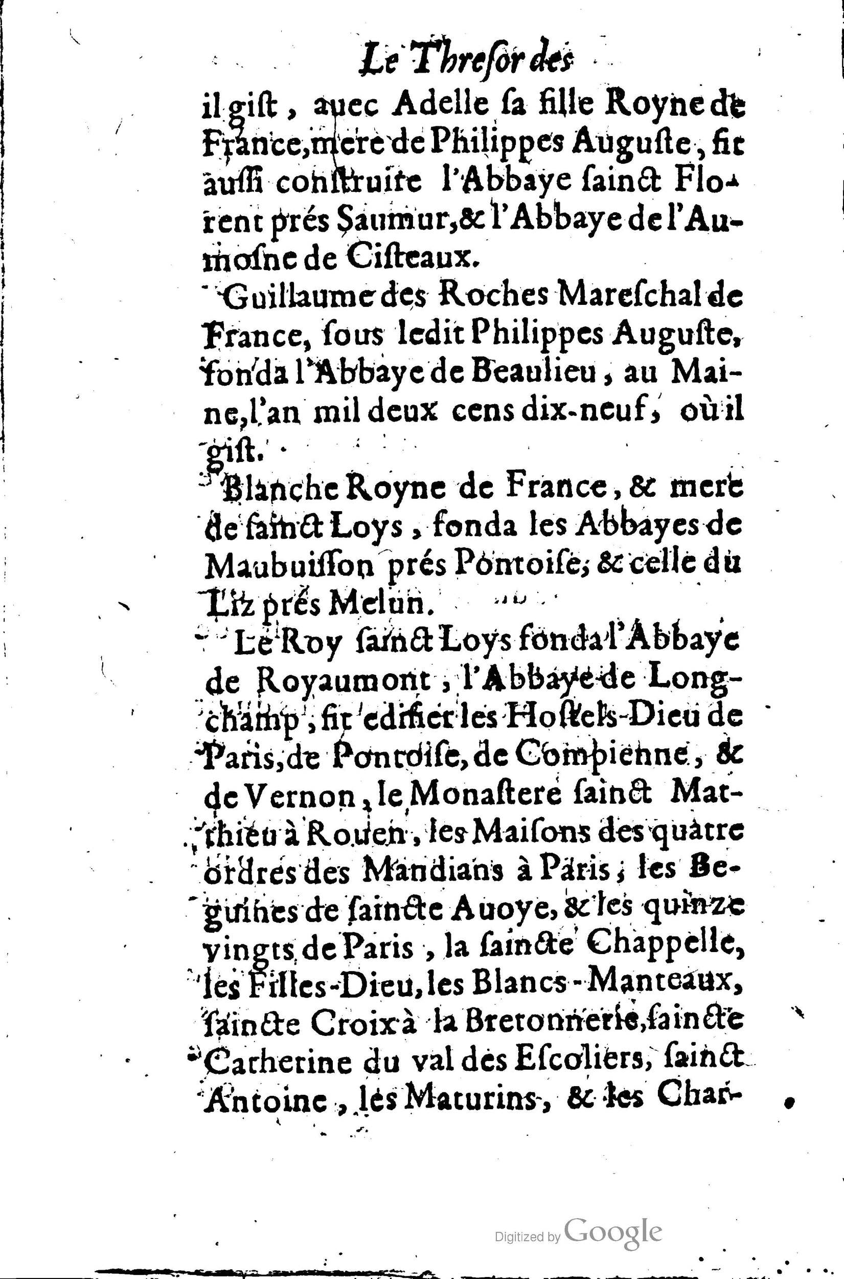 1619 - Jean Corrozet - Trésor des histoires de France - BSB Munich