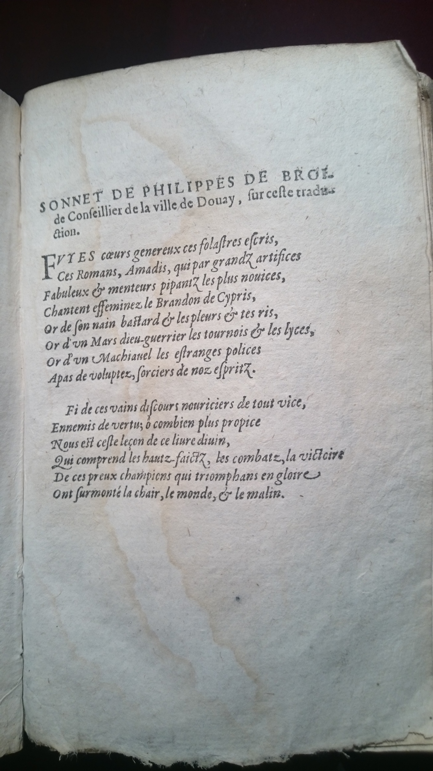 1596 - Jean Bogart - Trésor des faits et dits mémorables des hommes saints et illustres - BM Amiens