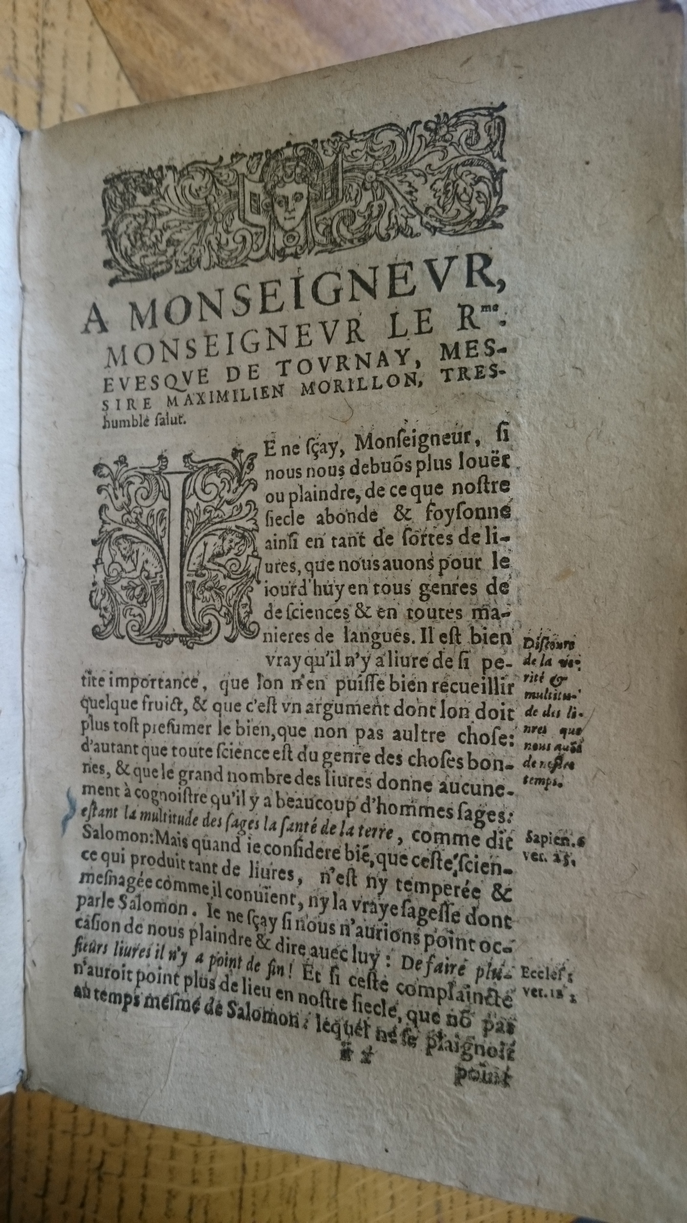 1596 - Jean Bogart - Trésor des faits et dits mémorables des hommes saints et illustres - Douai Quincy 1596 - Jean Bogart - Trésor des faits et dits mémorables des hommes saints et illustres - Douai Quincy