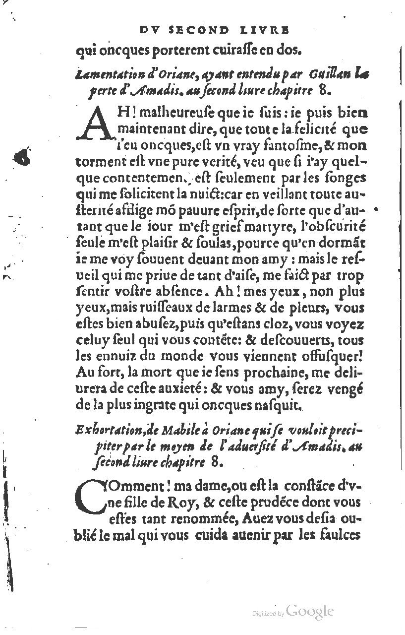 1559 - Étienne Groulleau - Trésor des Amadis - UGent