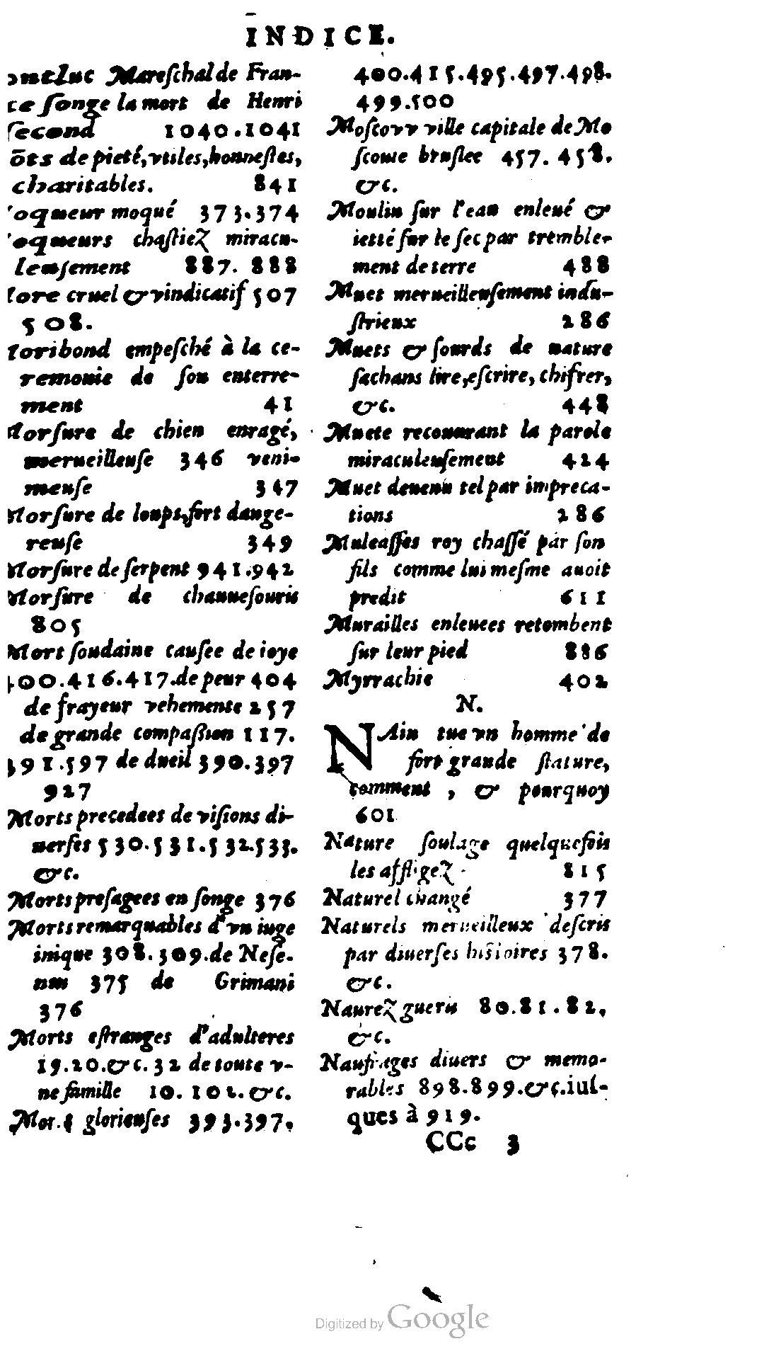 1620 - Samuel Crespin - Trésor d’histoires admirables et mémorables - BCU Lausanne