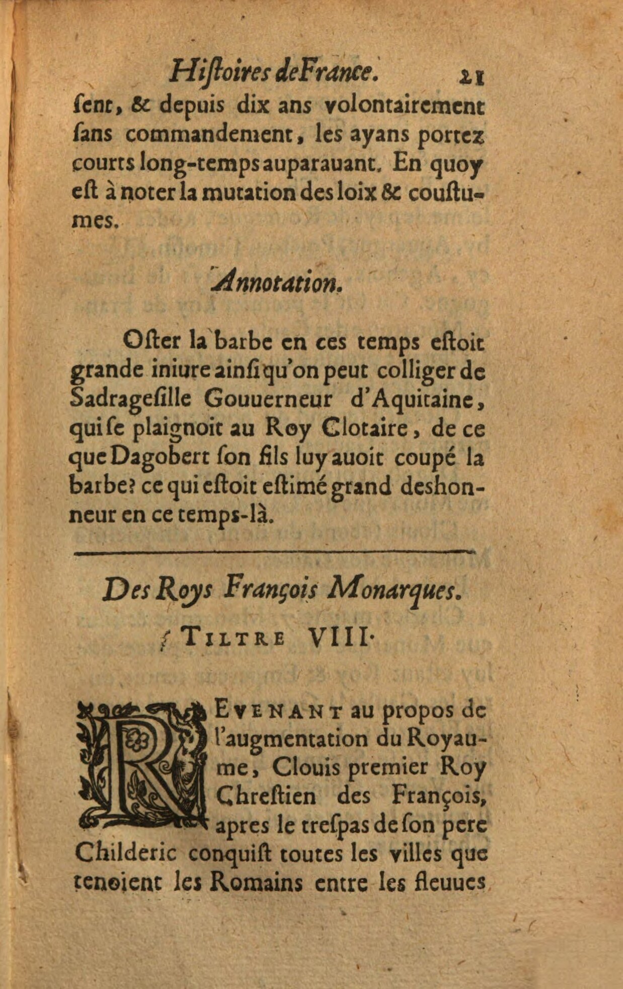 1639 - Jean Corrozet - Trésor des histoires de France - BSB Munich 1639 - Jean Corrozet - Trésor des histoires de France - BSB Munich